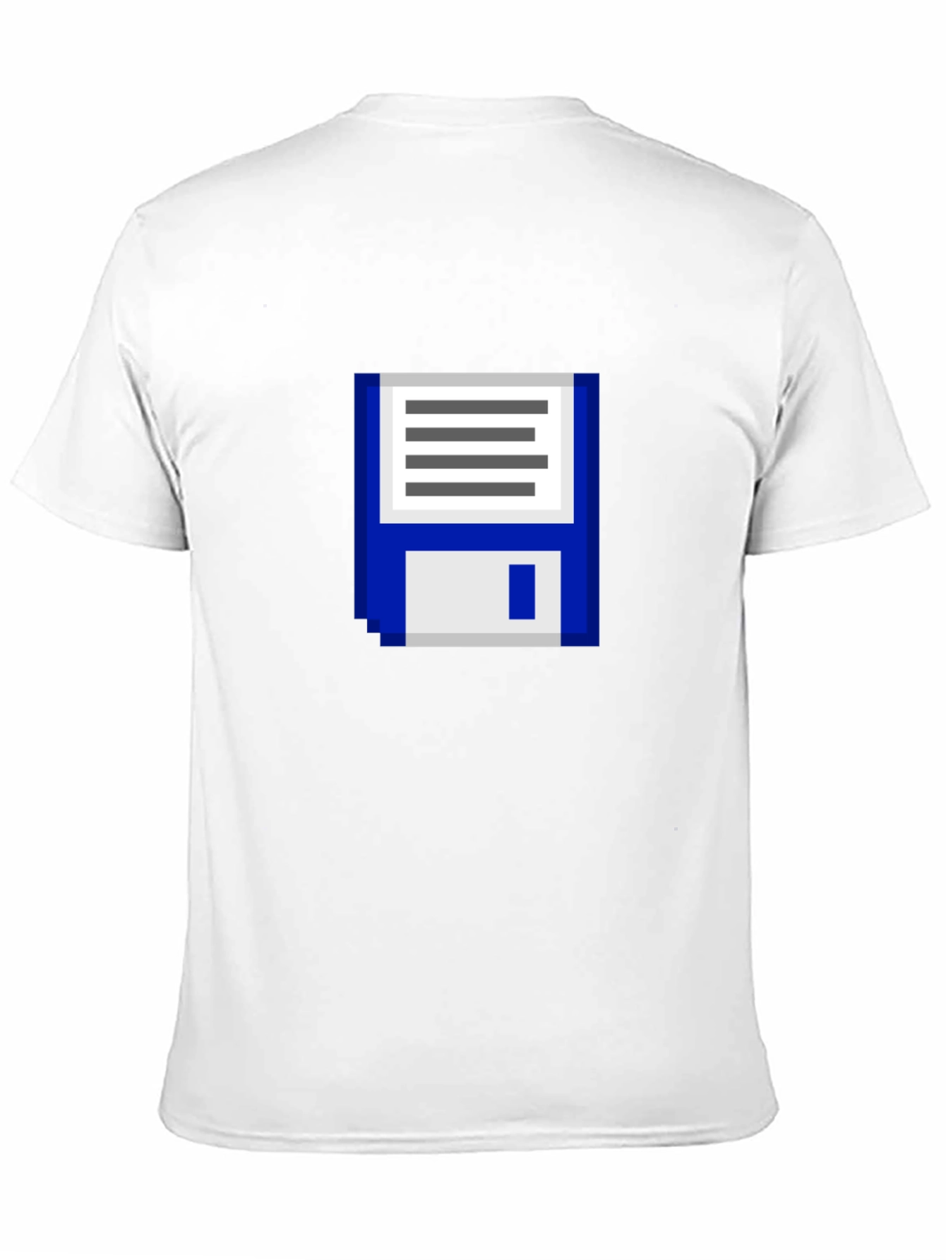 Pixel Floppy Disk T-Shirt - Retro Tech Style