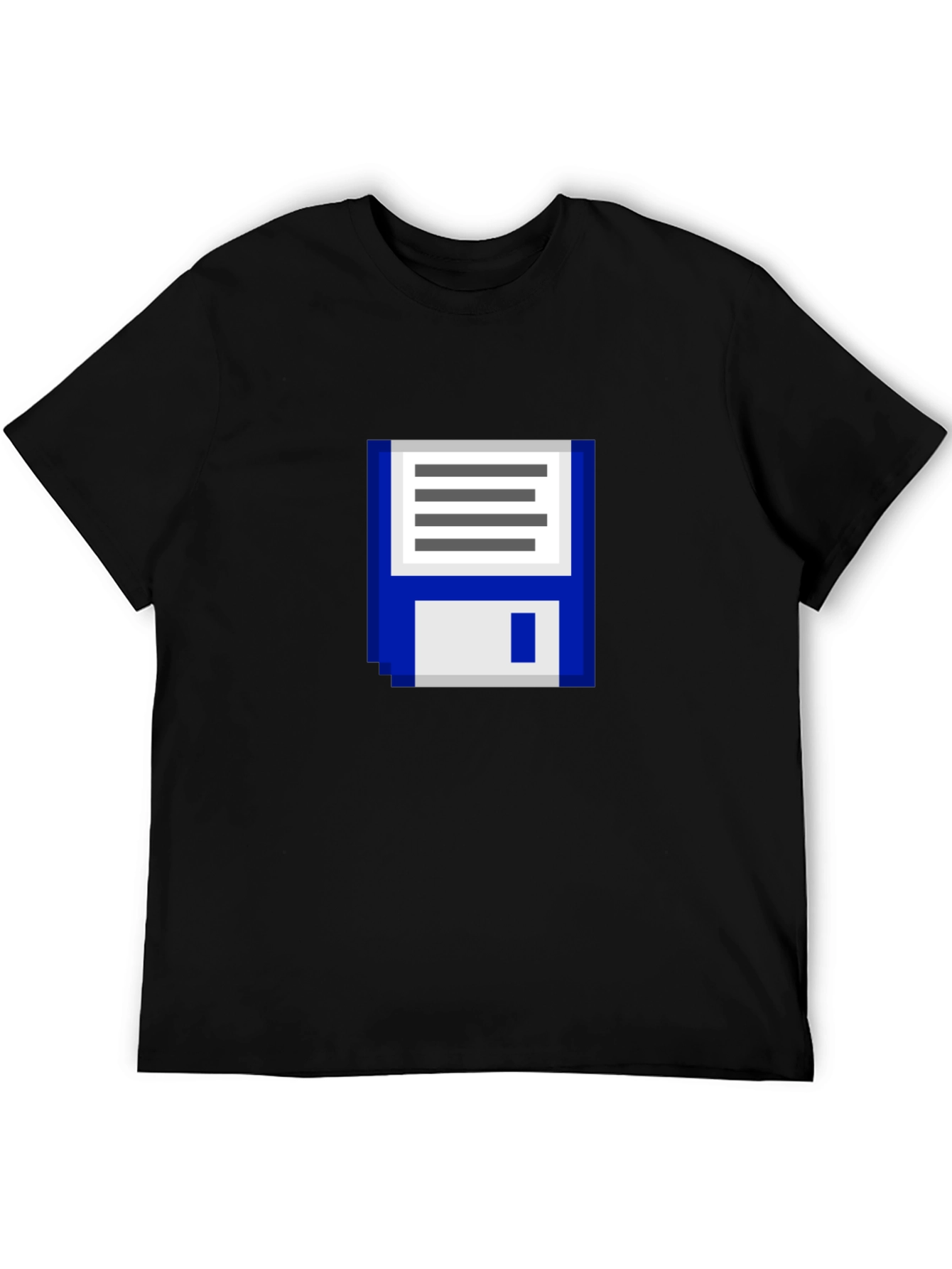 Pixel Floppy Disk T-Shirt - Retro Tech Style