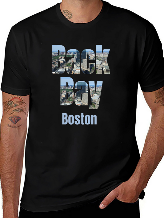 Back Bay Boston Graphic Tee | Unisex Short Sleeve T-Shirt