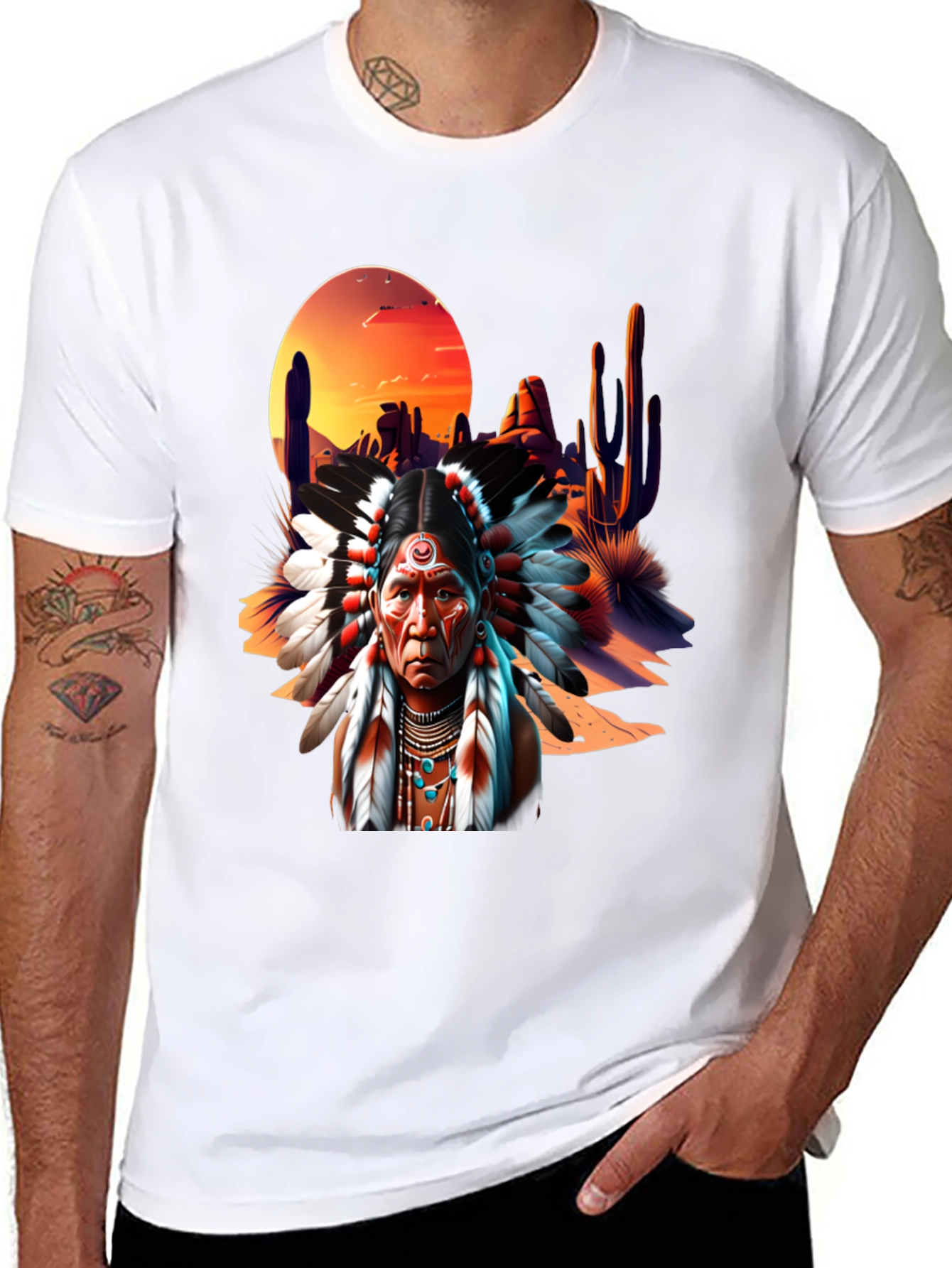 Native American Desert Graphic Tee