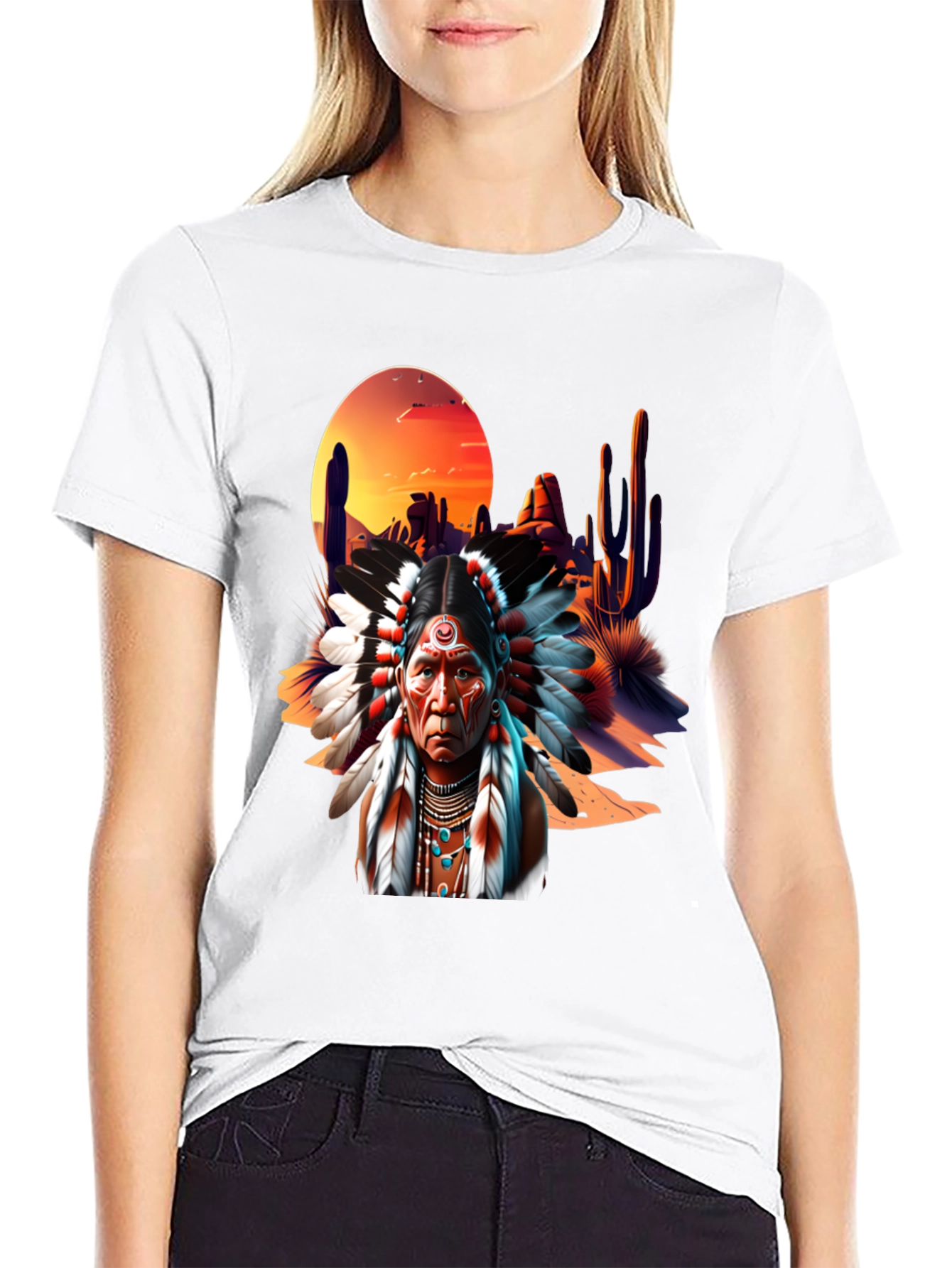 Native American Desert Graphic Tee