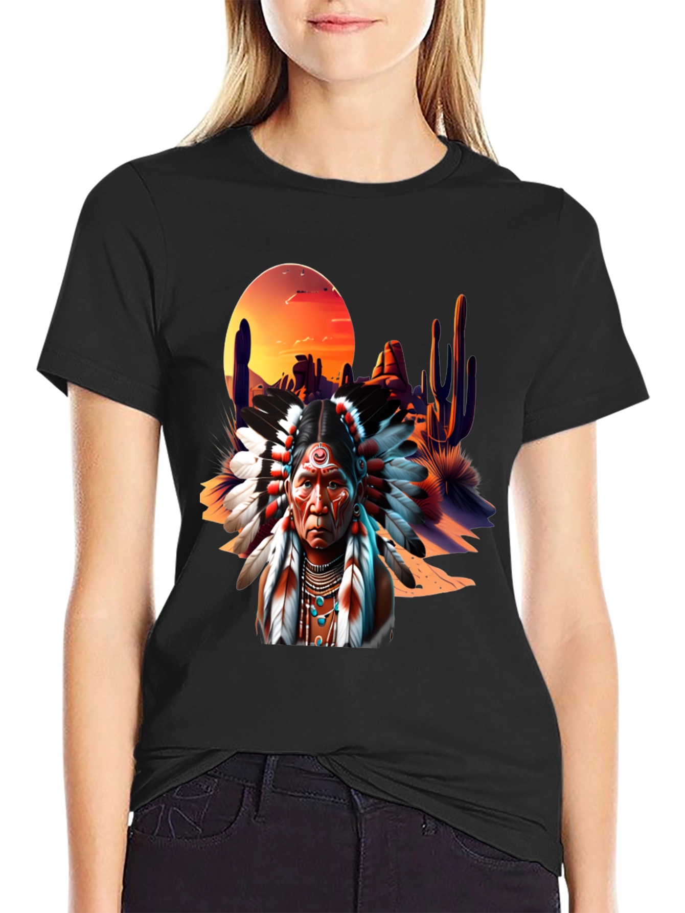 Native American Desert Graphic Tee