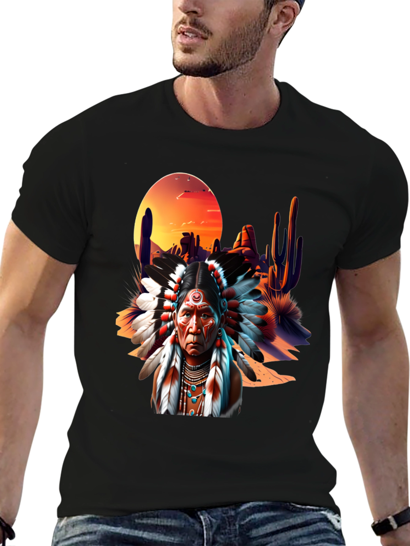 Native American Desert Graphic Tee