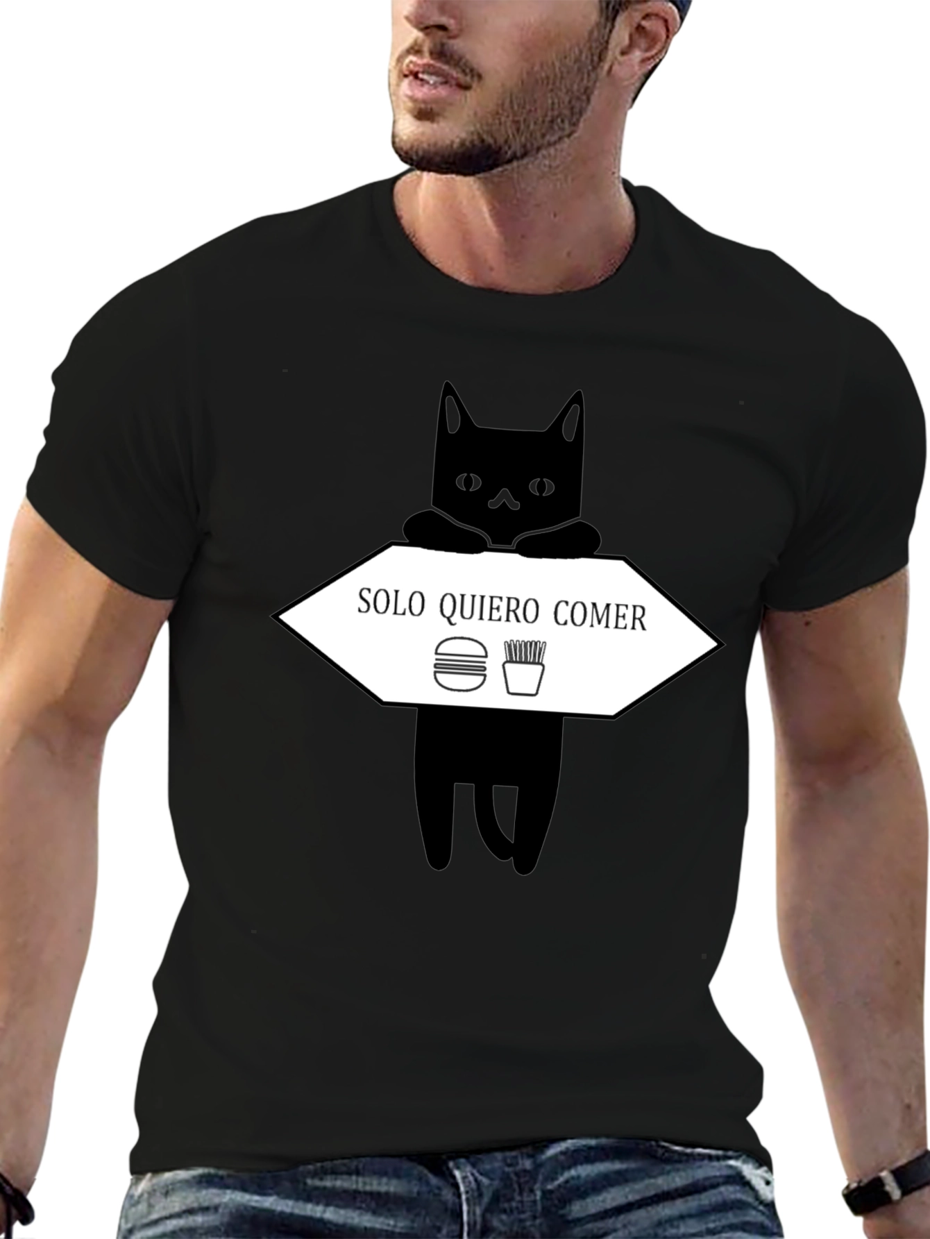 Solo Quiero Comer Cat T-Shirt