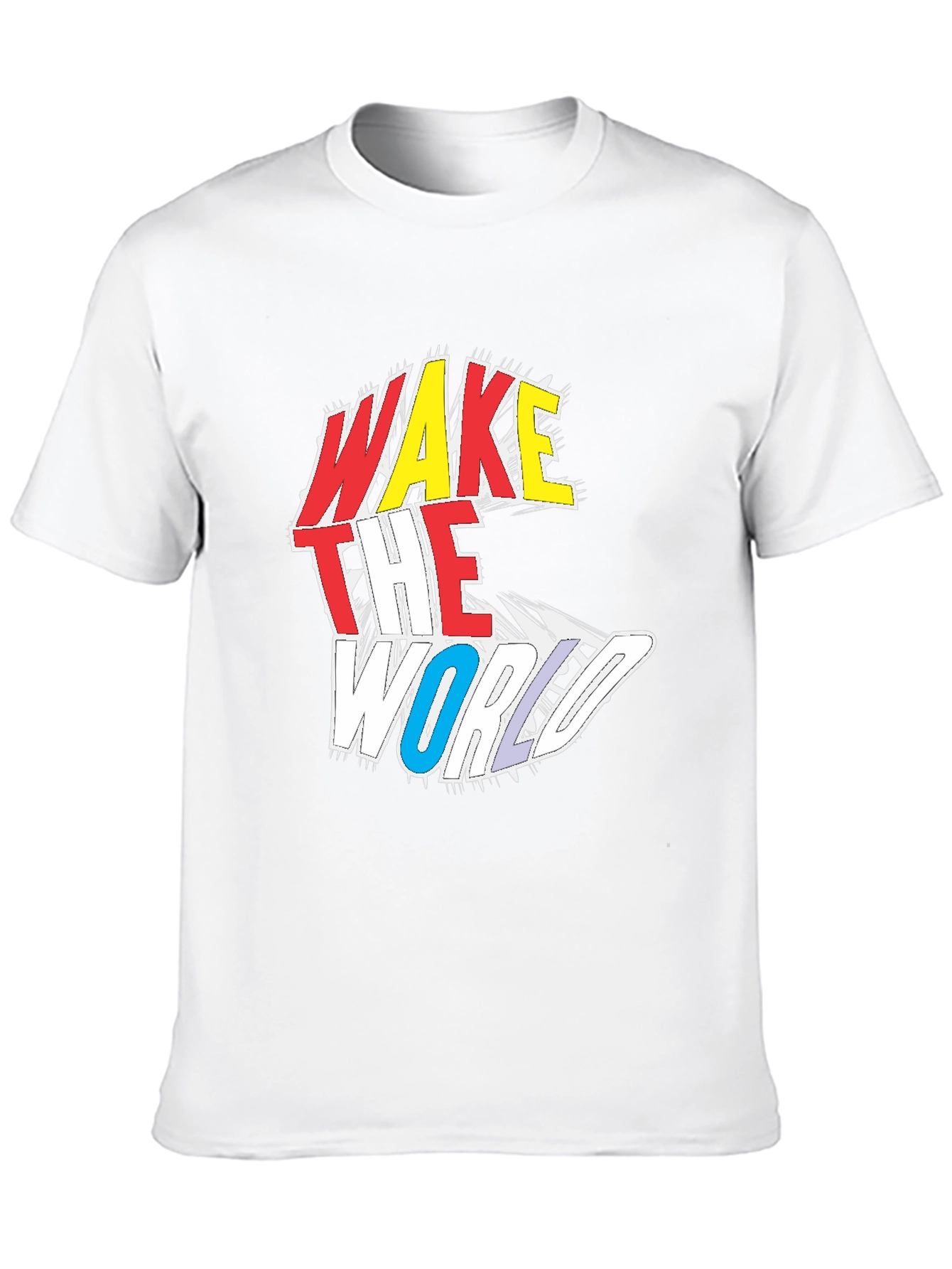 Wake The World Graphic Tee - Black