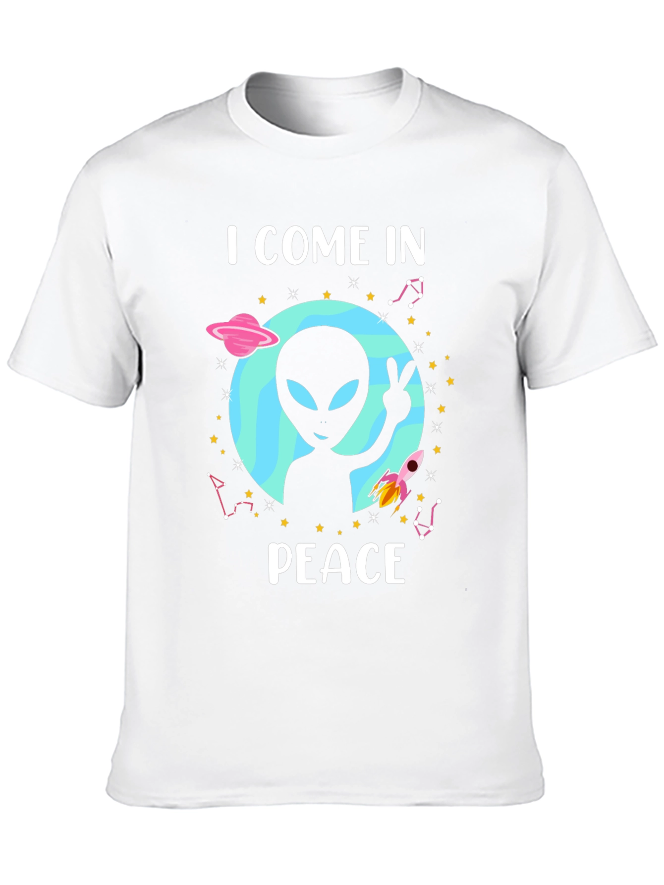 I Come In Peace Alien T-Shirt