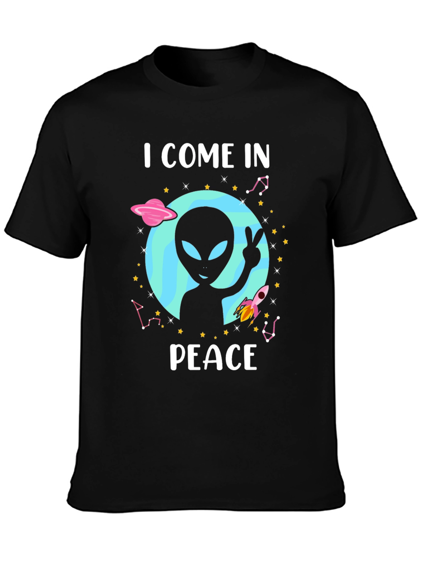 I Come In Peace Alien T-Shirt