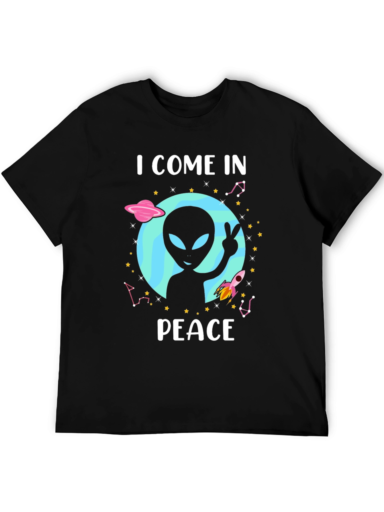 I Come In Peace Alien T-Shirt