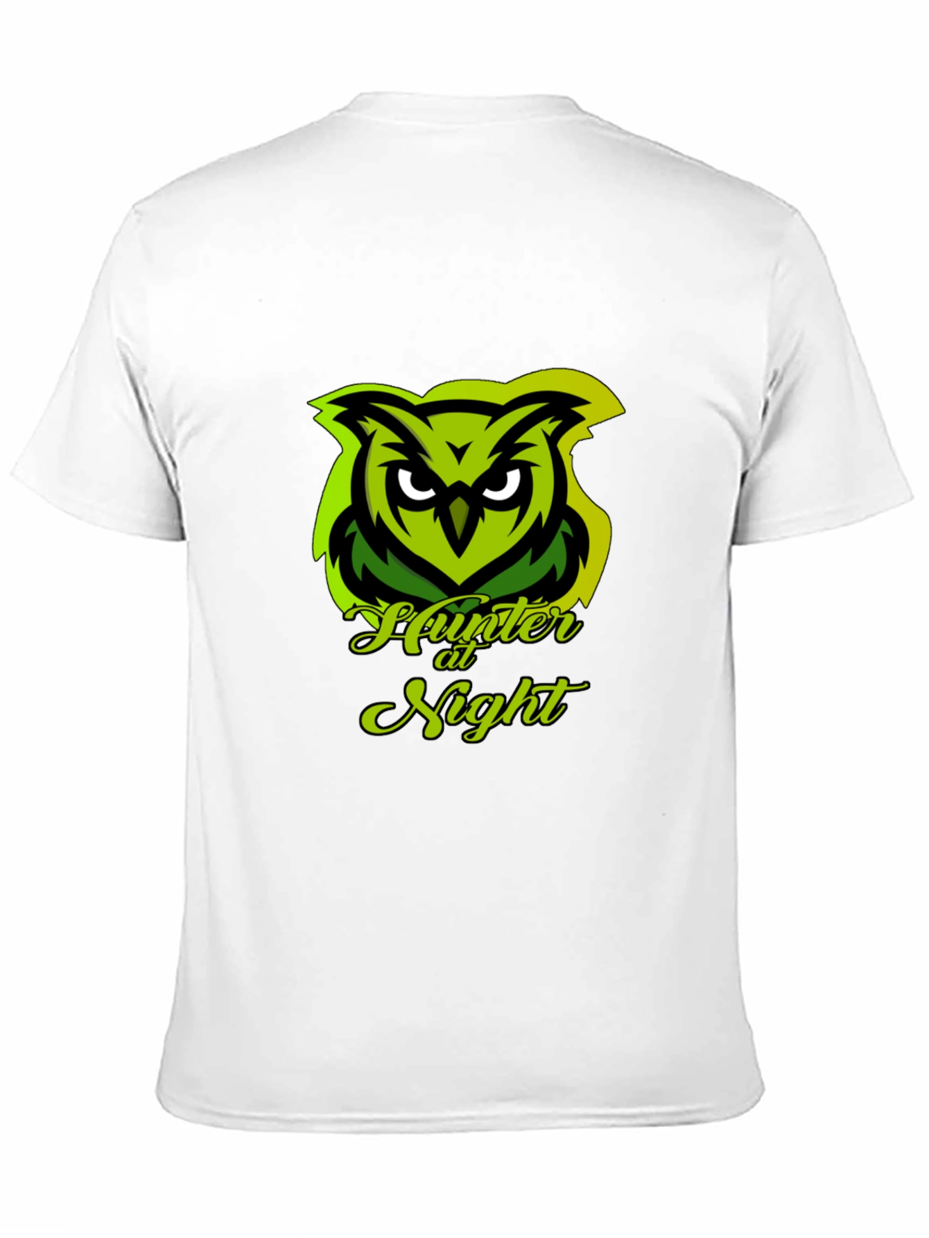 Hunter at Night Owl Graphic Tee - Black Cotton