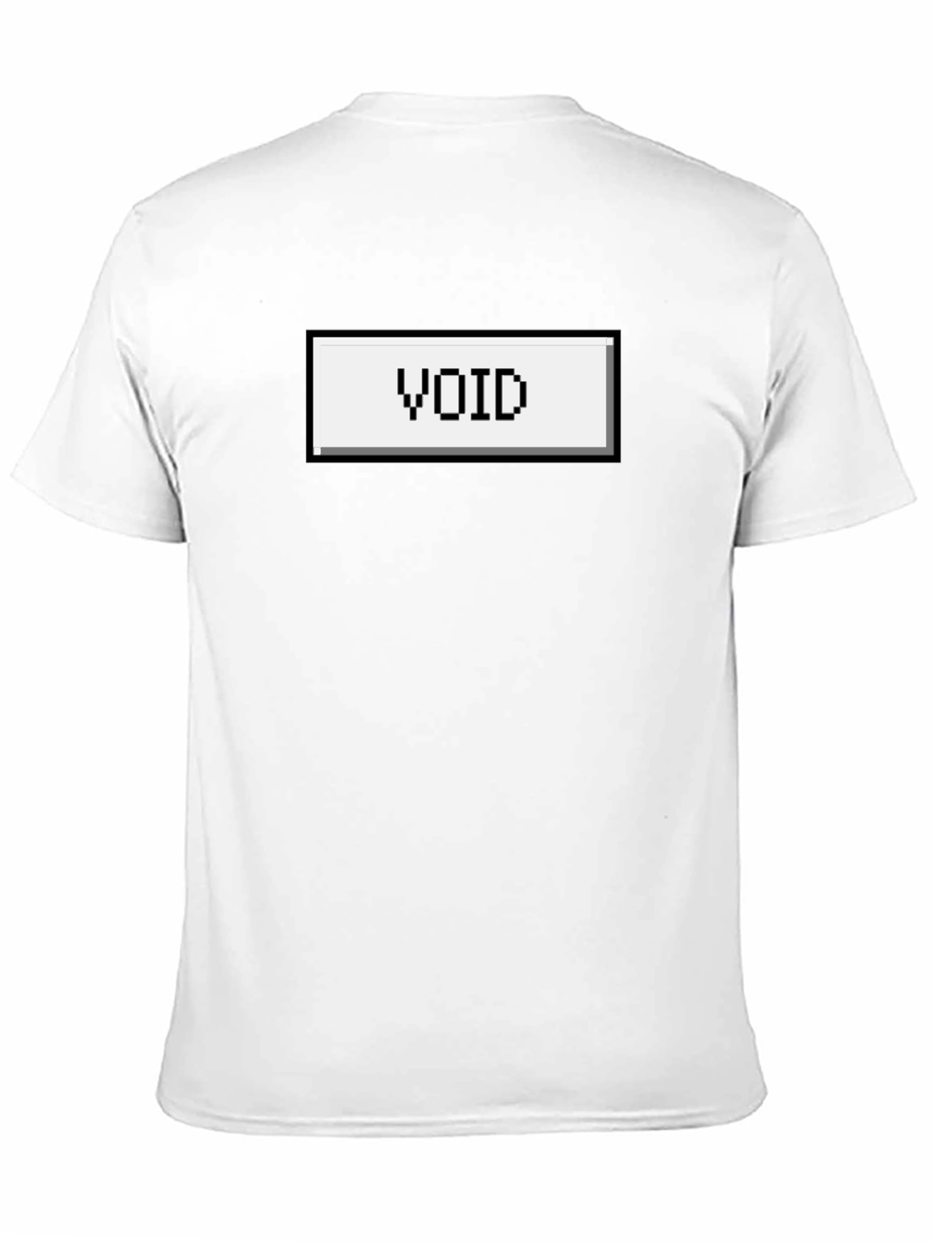 VOID Pixel Graphic T-Shirt - Retro Gaming Style