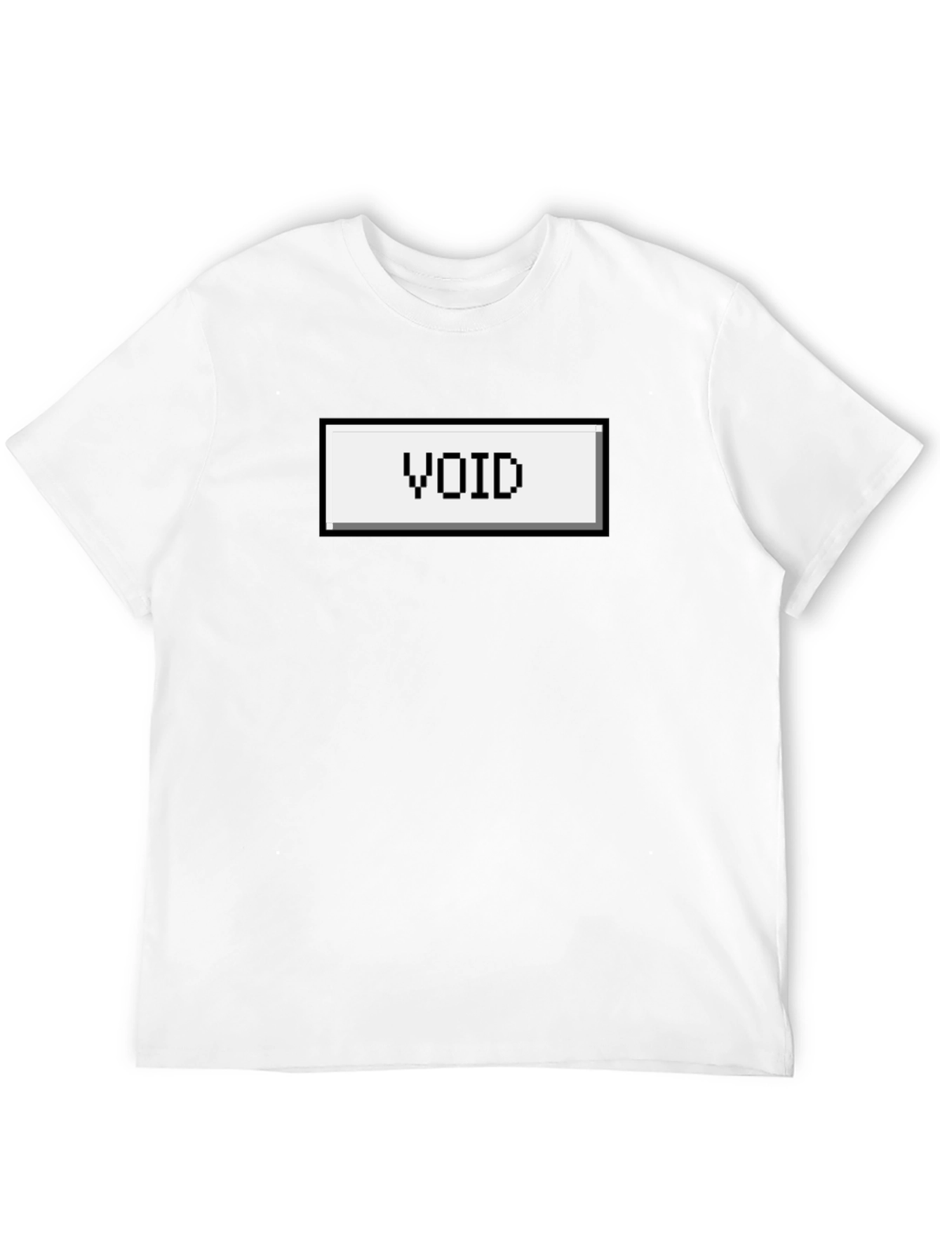 VOID Pixel Graphic T-Shirt - Retro Gaming Style