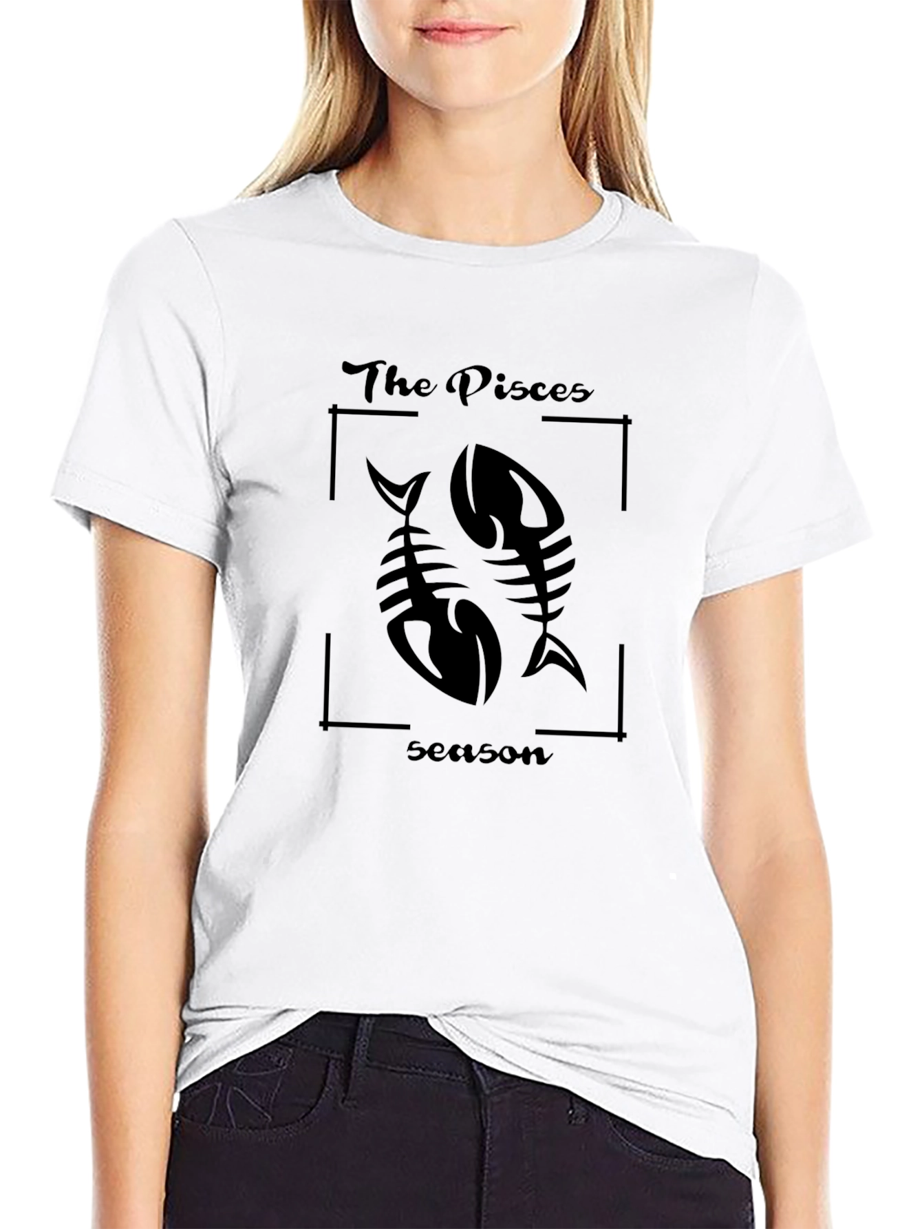 The Pisces Season Black T-Shirt