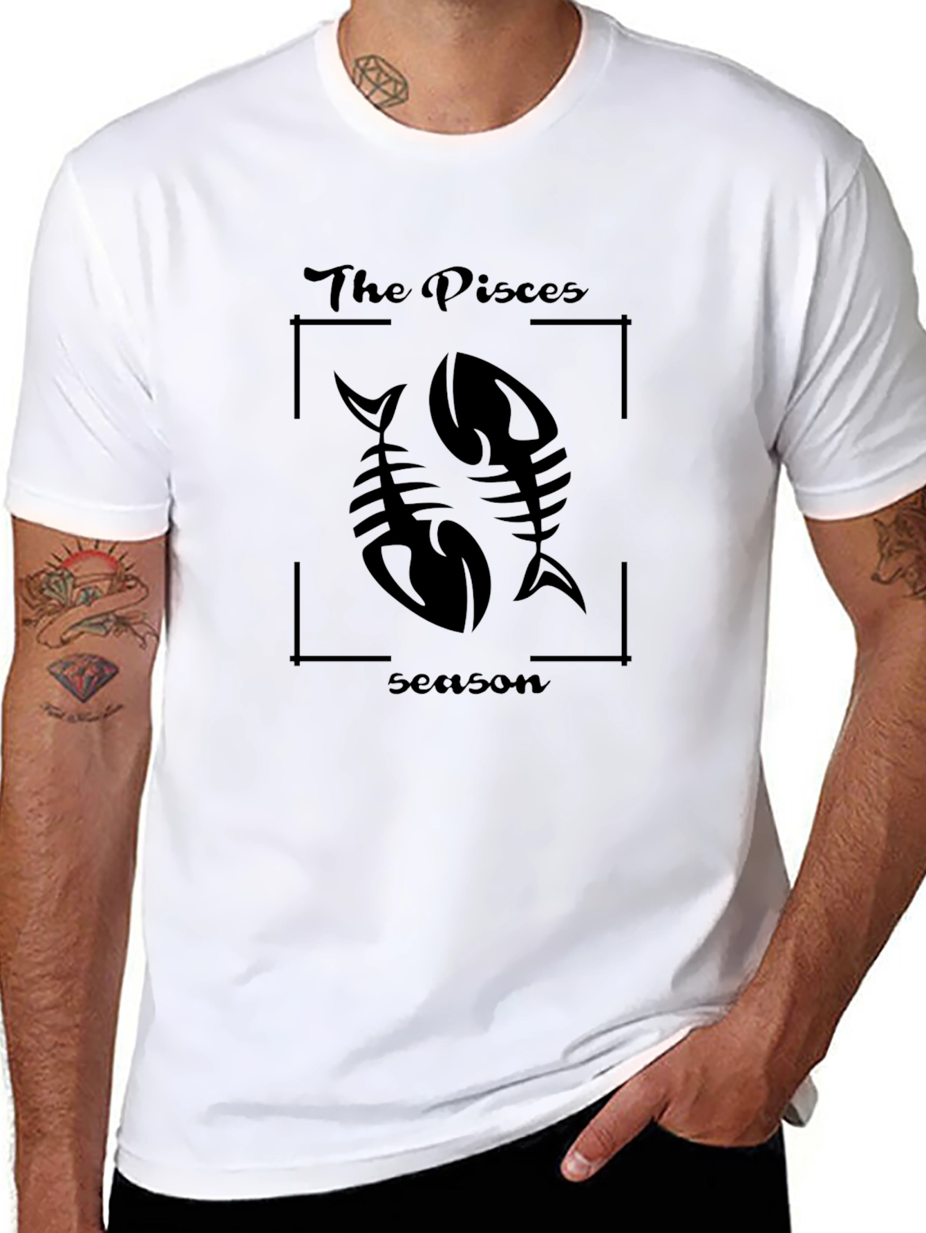 The Pisces Season Black T-Shirt