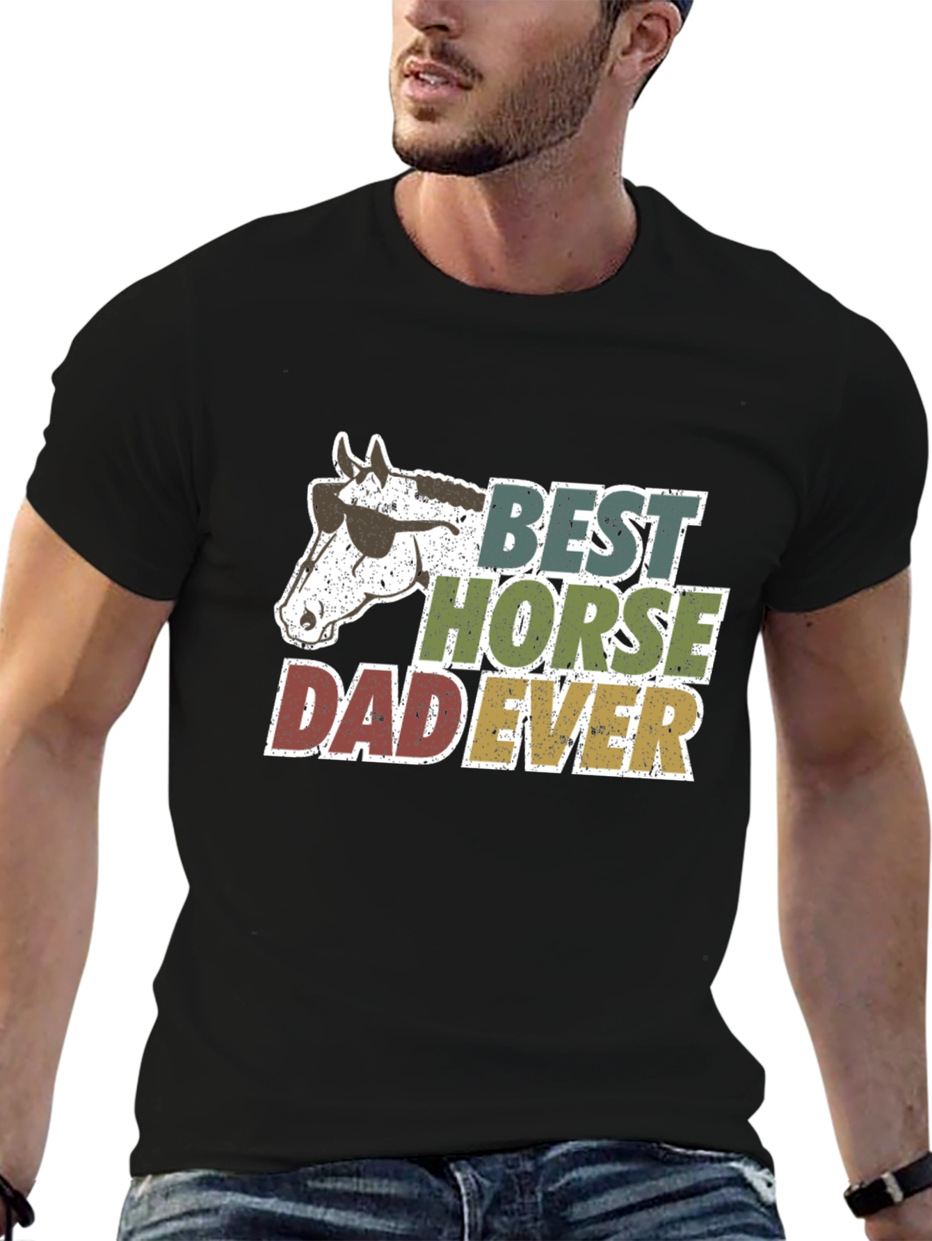 Best Horse Dad Ever Graphic Tee
