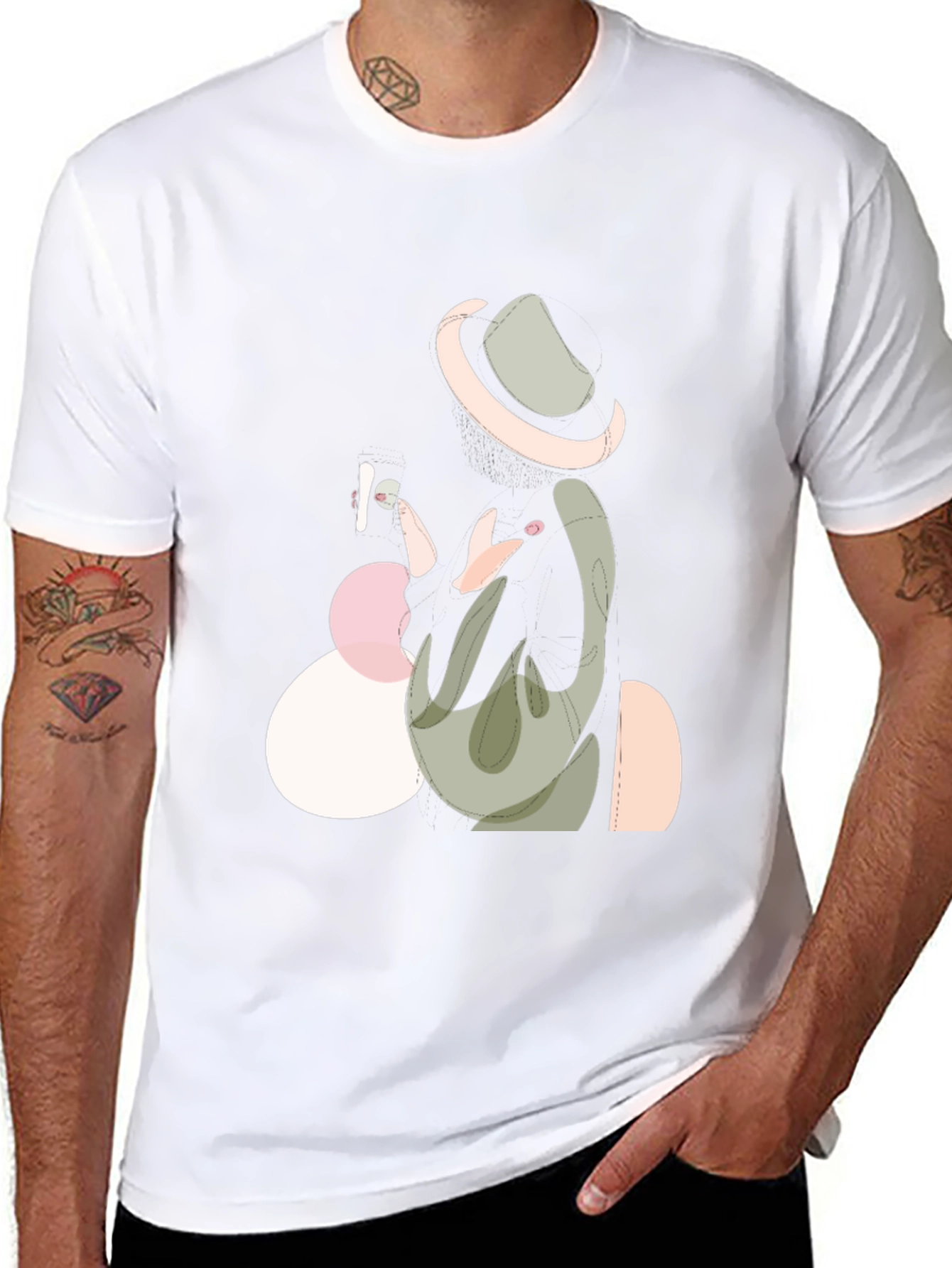 Abstract Graphic Tee