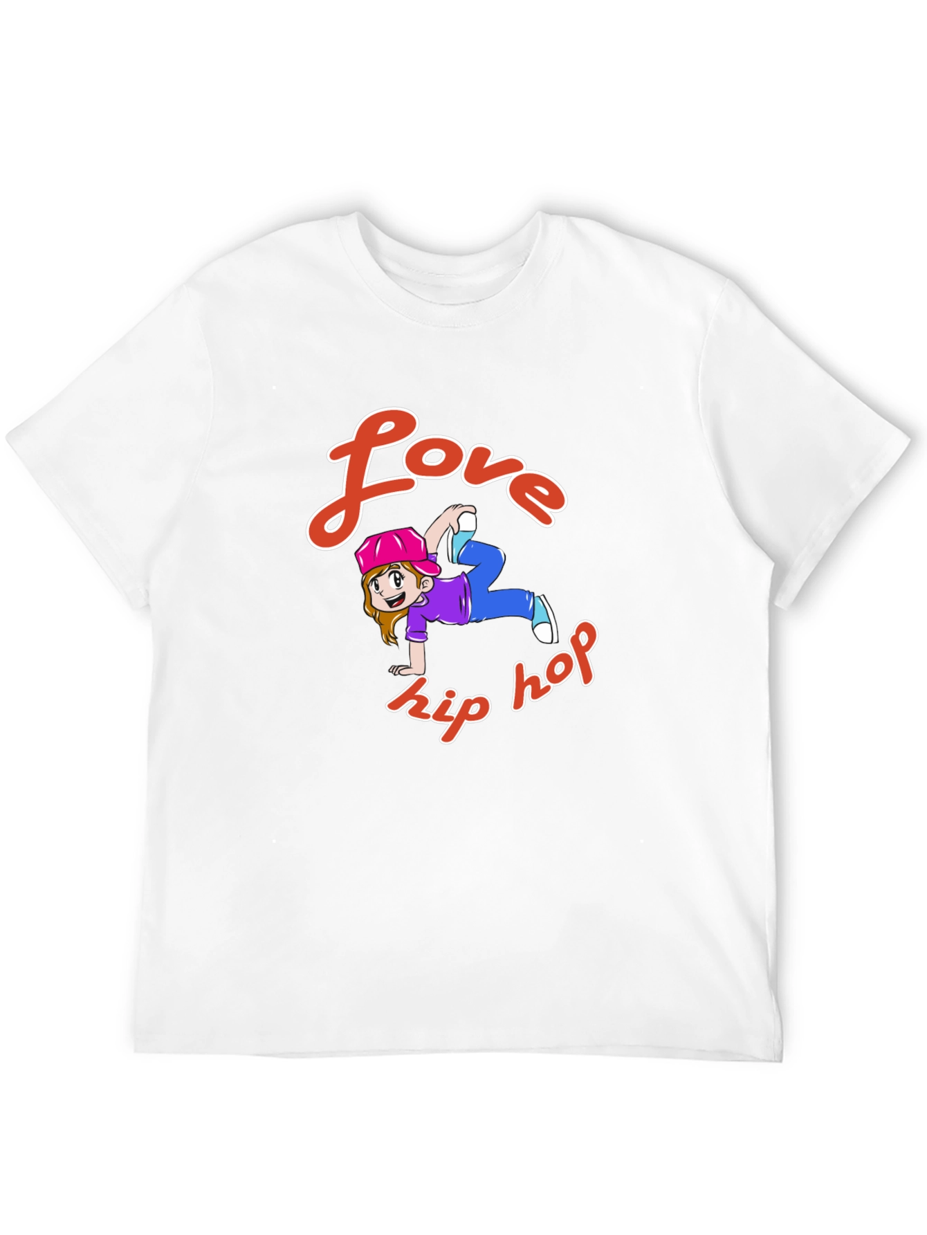 Love Hip Hop Graphic T-Shirt - Black Cotton Tee