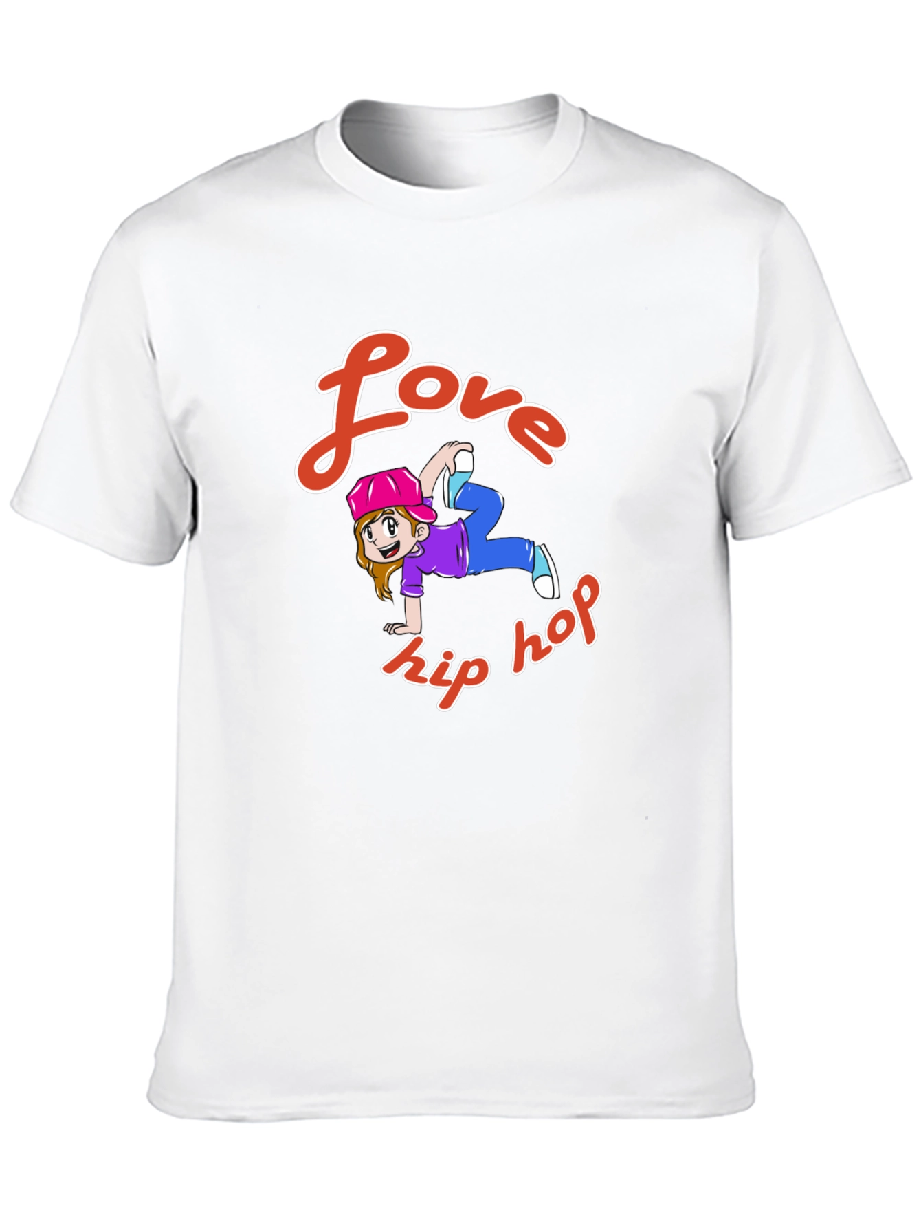 Love Hip Hop Graphic T-Shirt - Black Cotton Tee