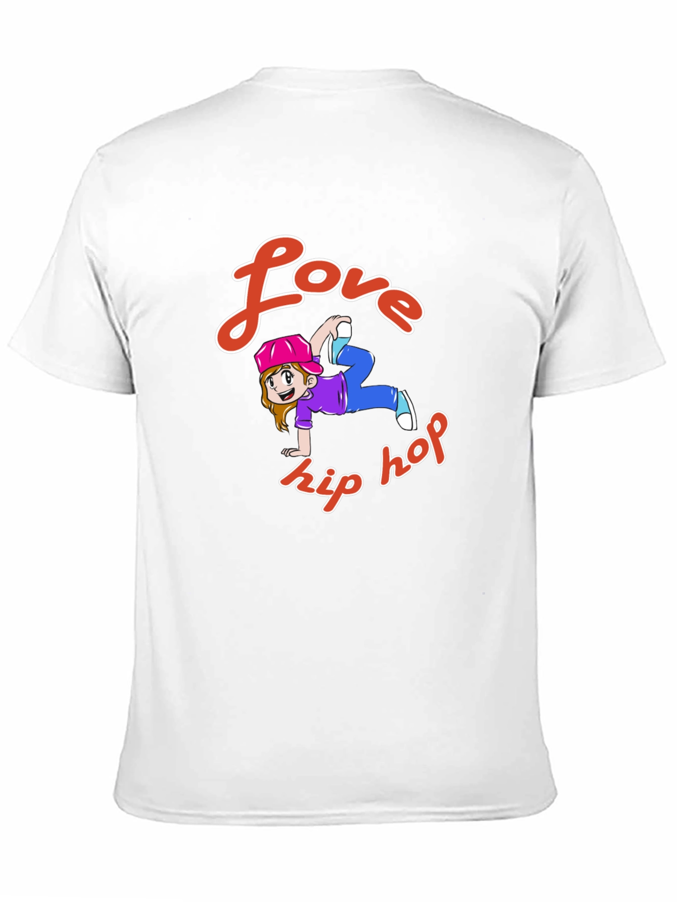 Love Hip Hop Graphic T-Shirt - Black Cotton Tee