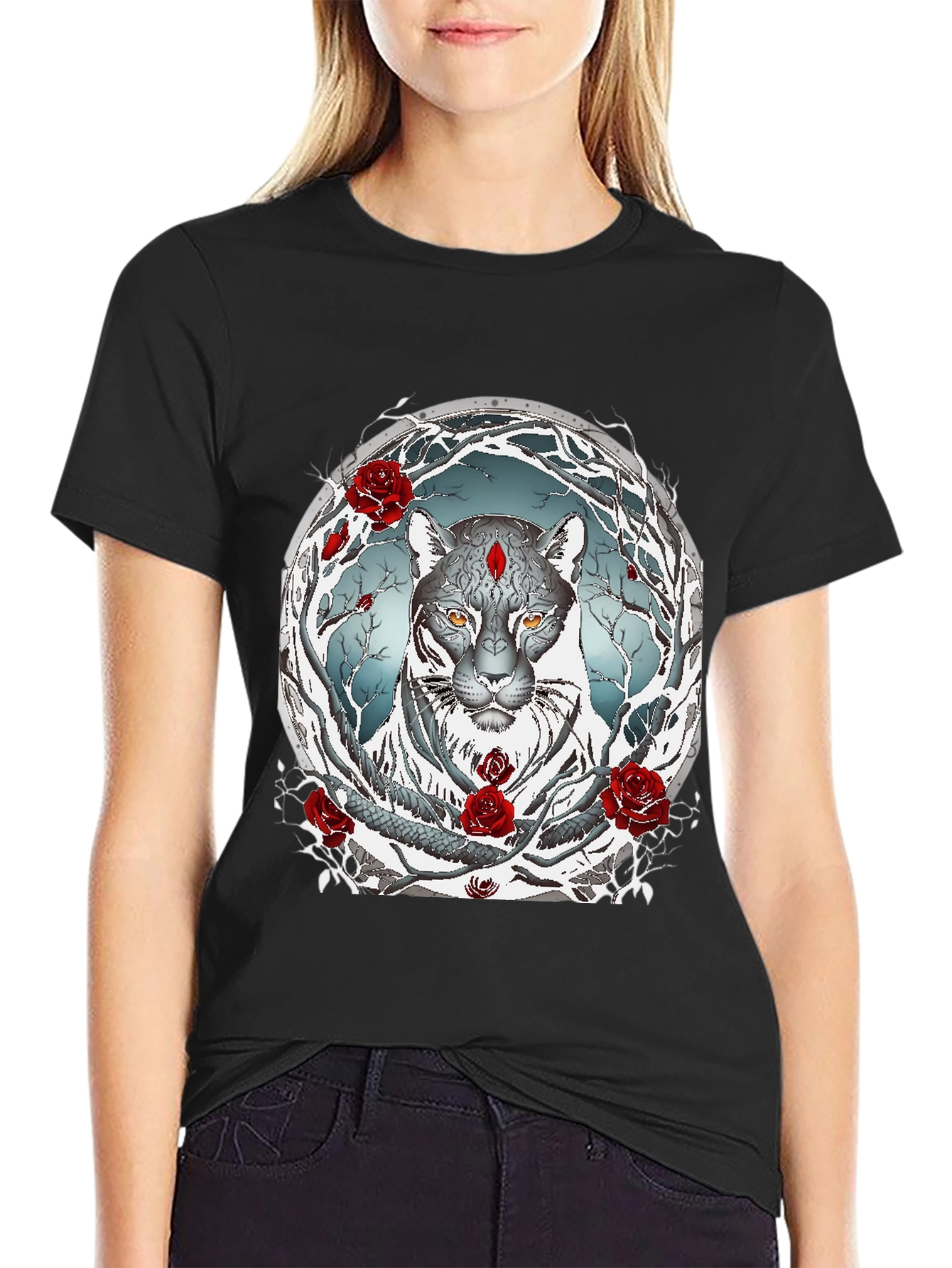 Mystic Feline Graphic Tee