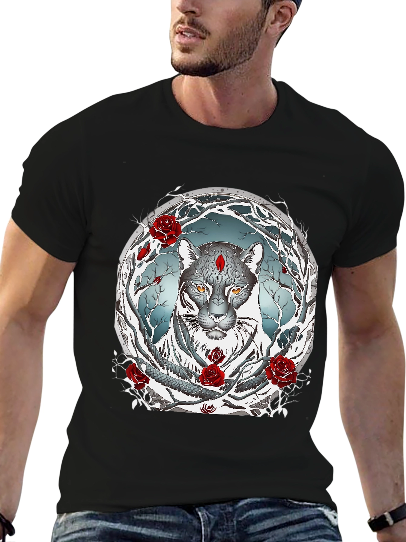 Mystic Feline Graphic Tee