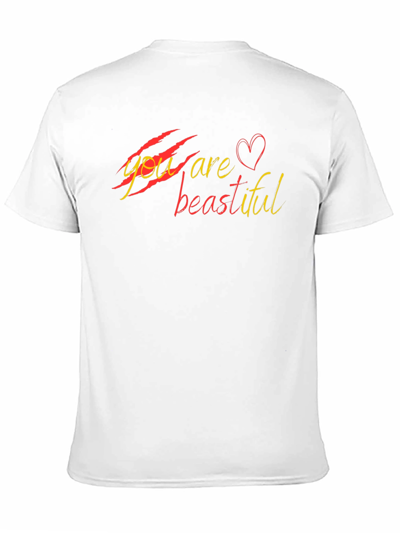 You Are Beautiful Graphic Black T-Shirt