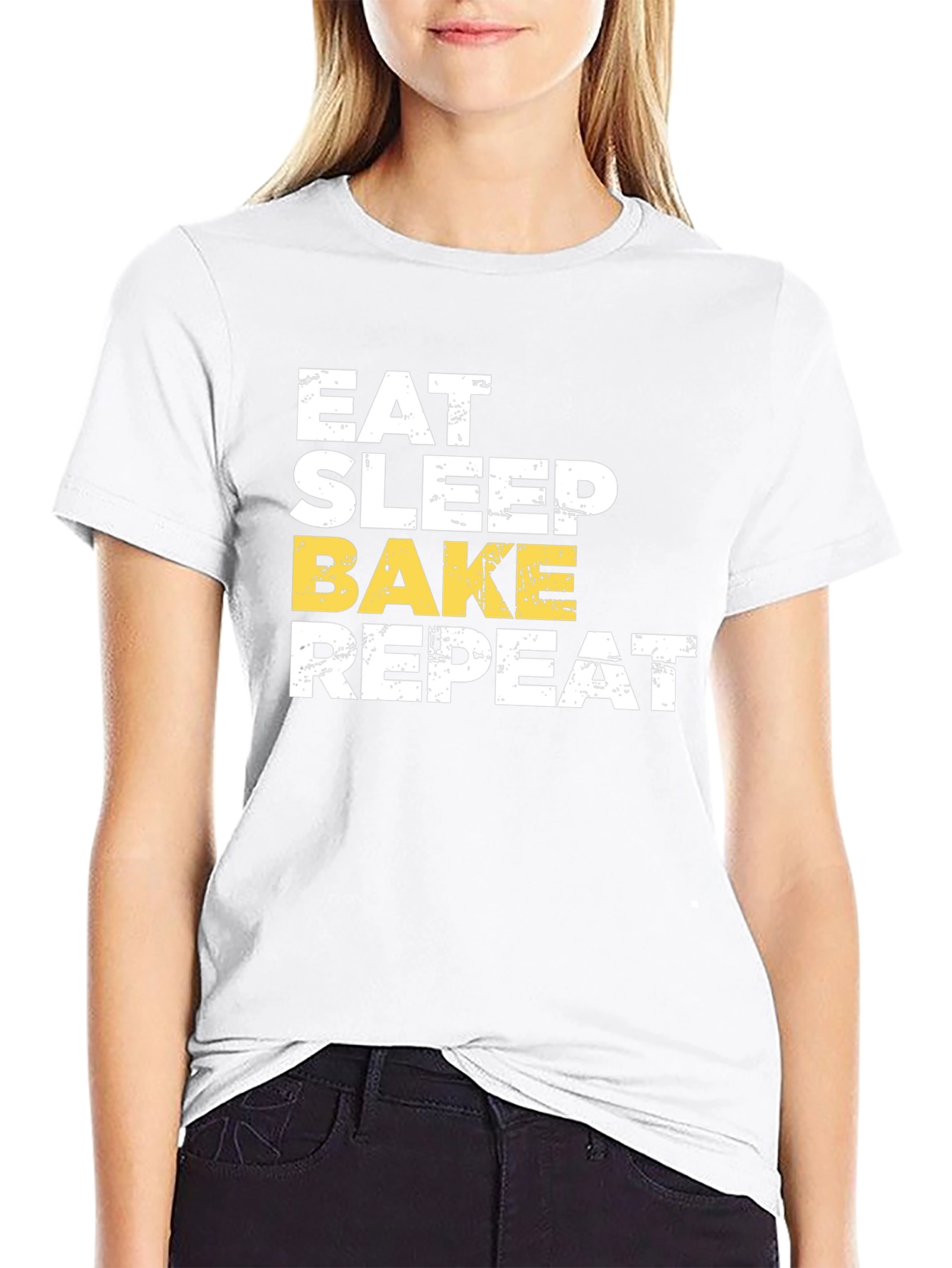 Eat Sleep Bake Repeat T-Shirt - Baker Gift