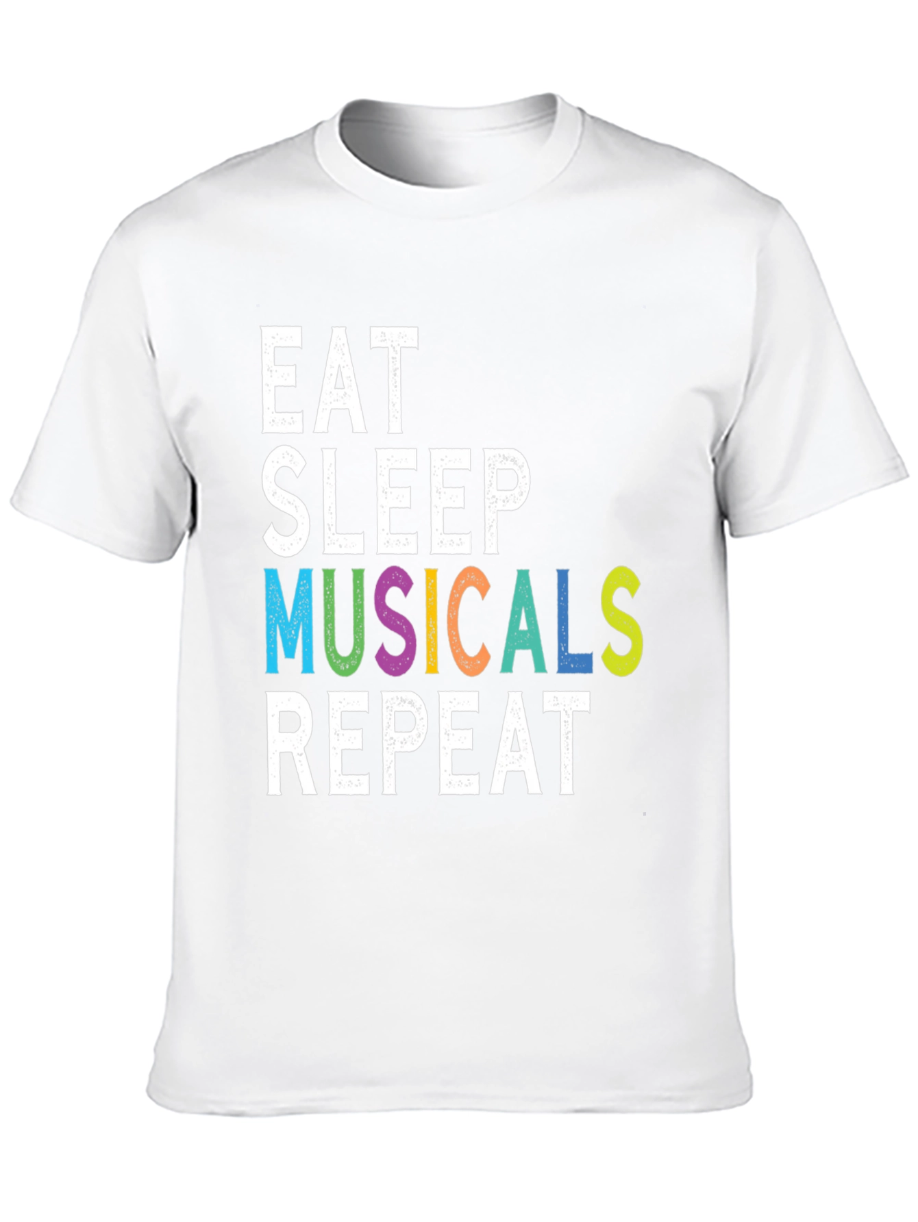 Eat Sleep Musicals Repeat Graphic Tee
