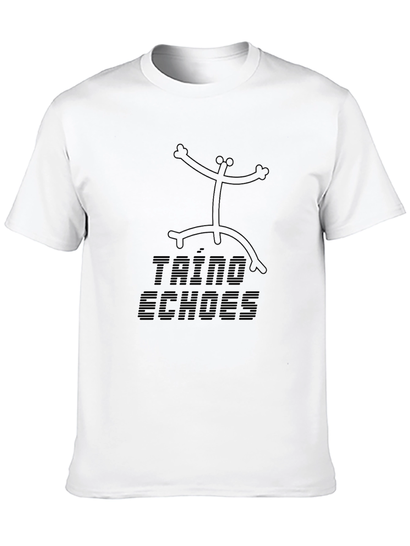 Taino Echoes Black T-Shirt with Coqui Design