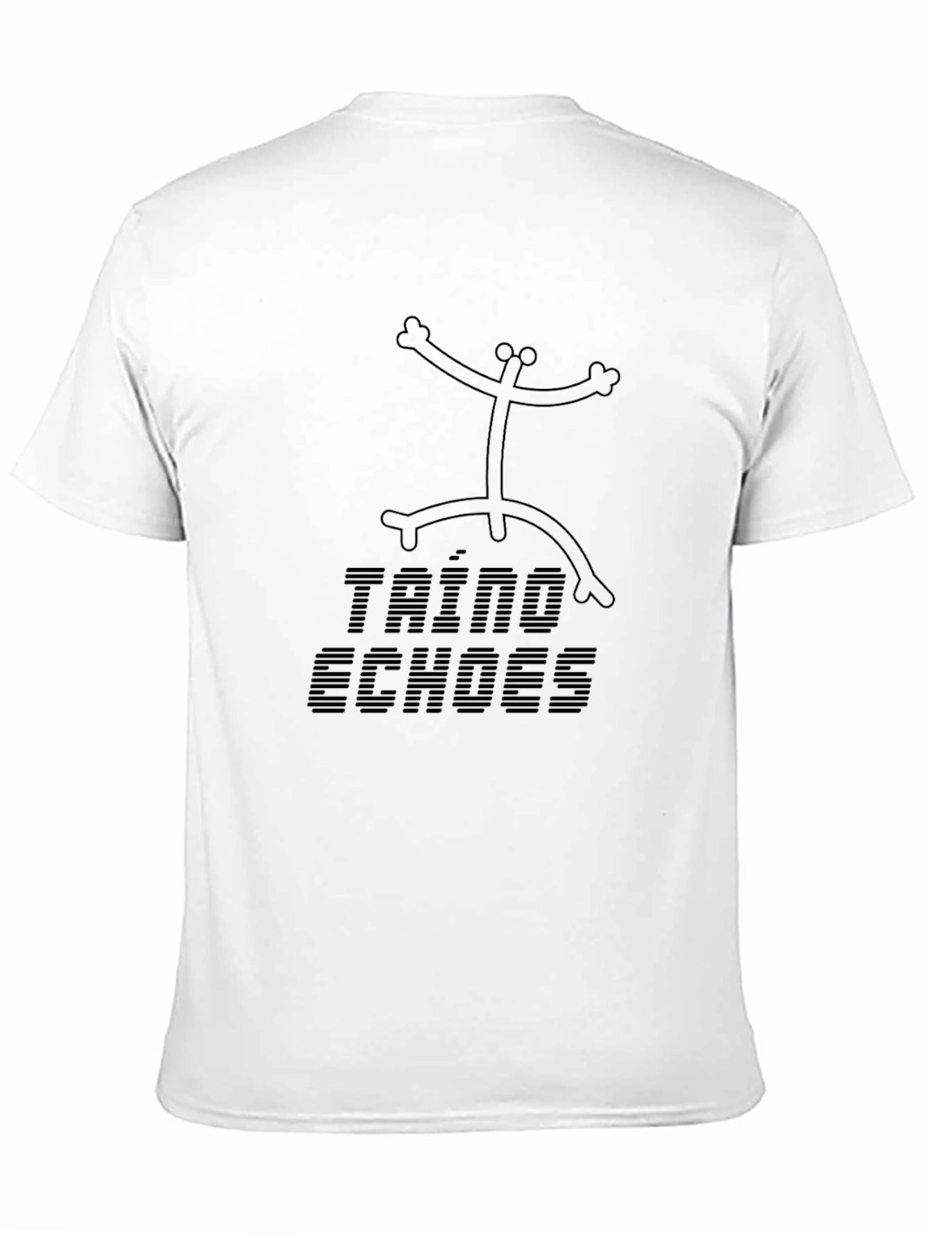 Taino Echoes Black T-Shirt with Coqui Design
