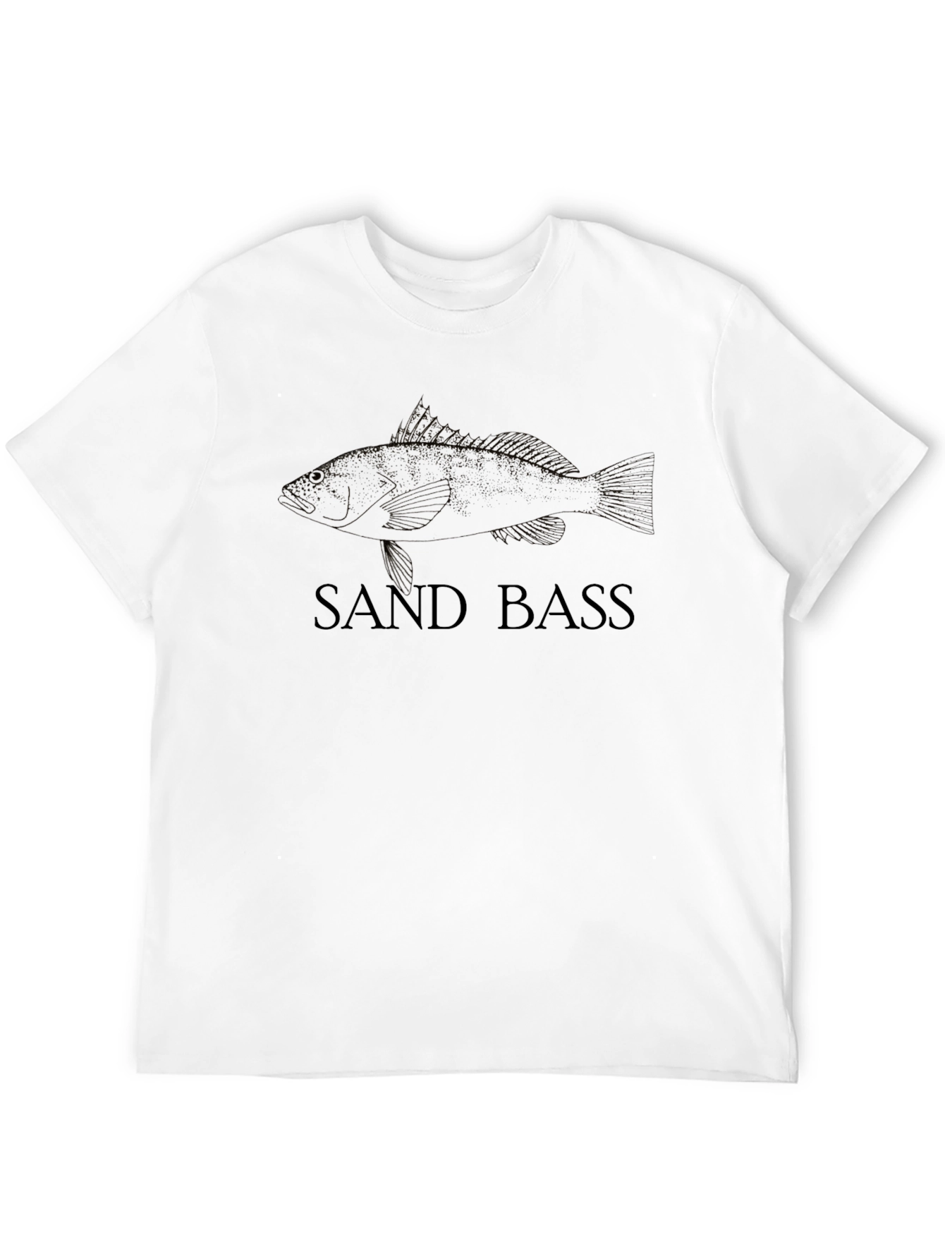 Sand Bass Graphic T-Shirt - Black