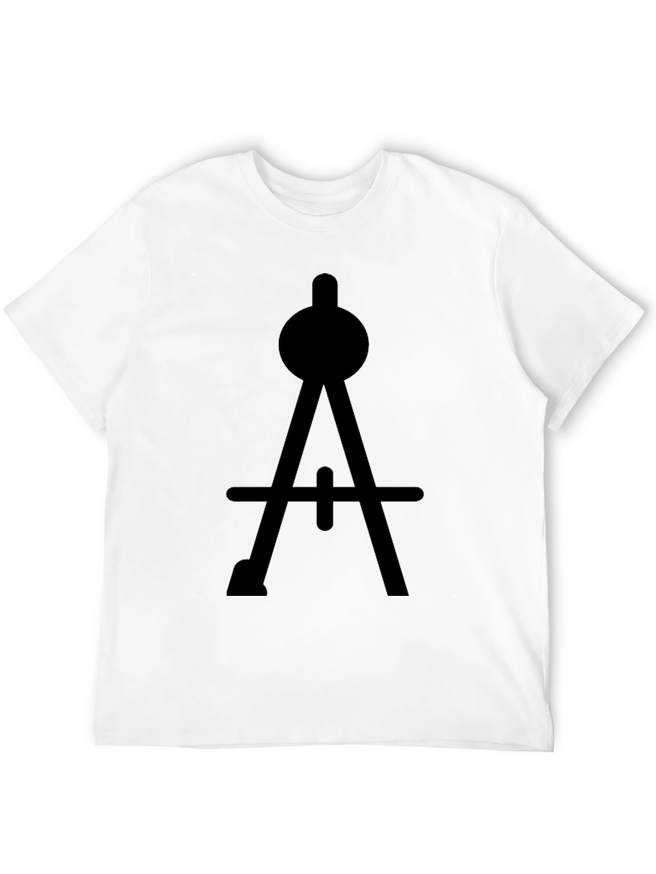 Modern Compass T-Shirt - Architect Geometry Drafting Design