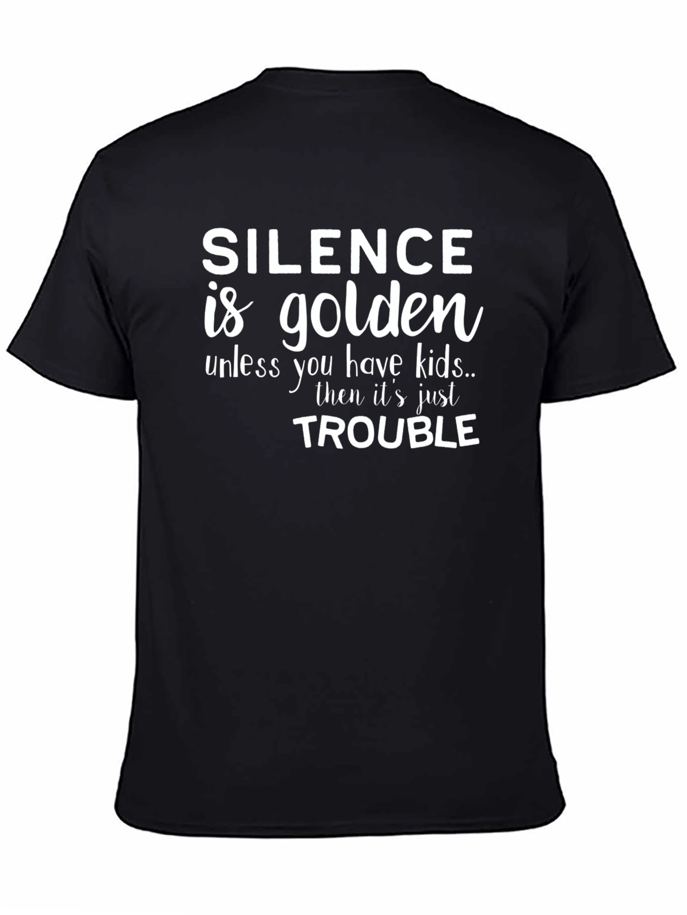 Silence is Golden Novelty Graphic Tee
