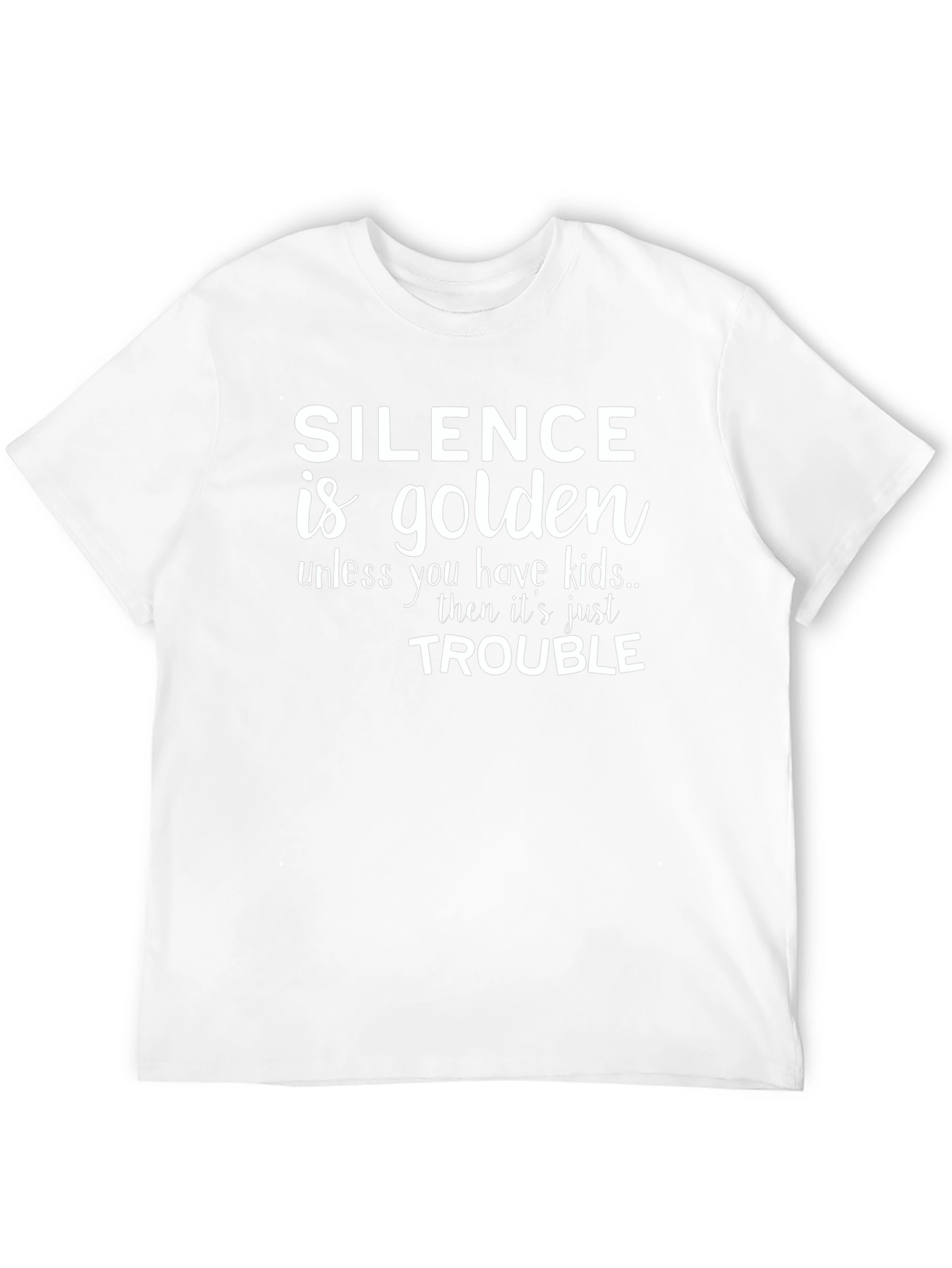 Silence is Golden Novelty Graphic Tee