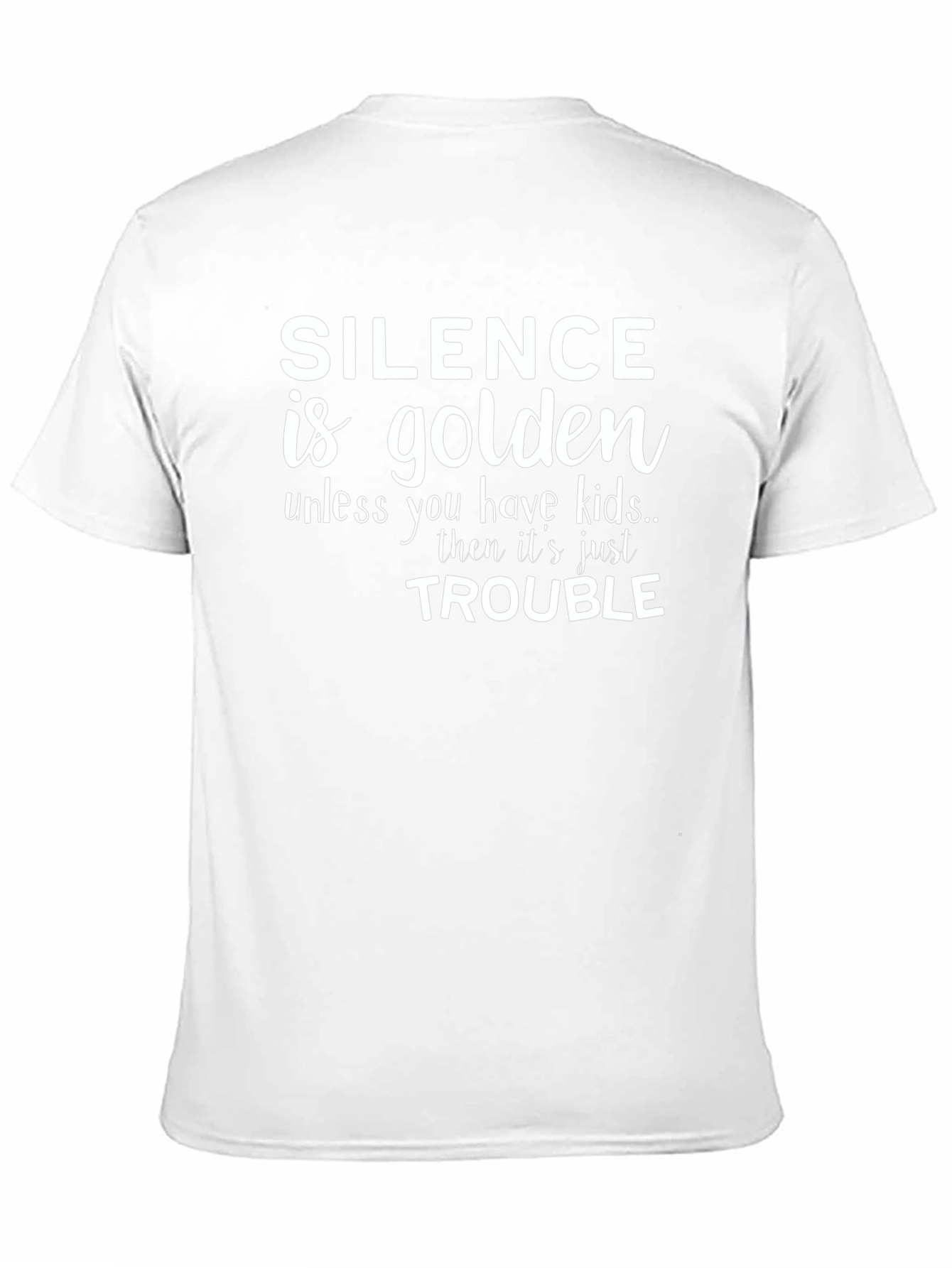 Silence is Golden Novelty Graphic Tee