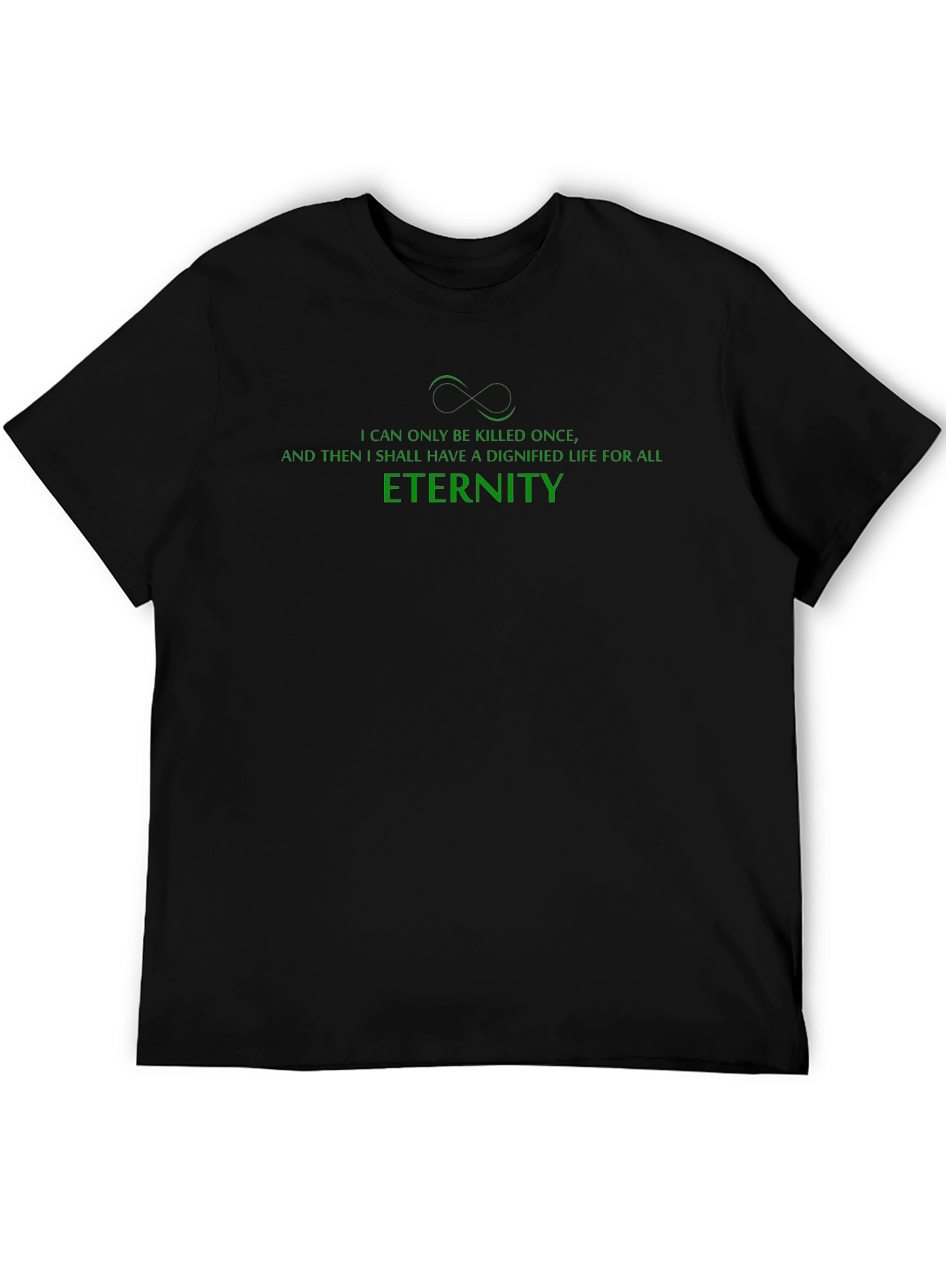 Eternity Graphic Print Crew Neck T-Shirt