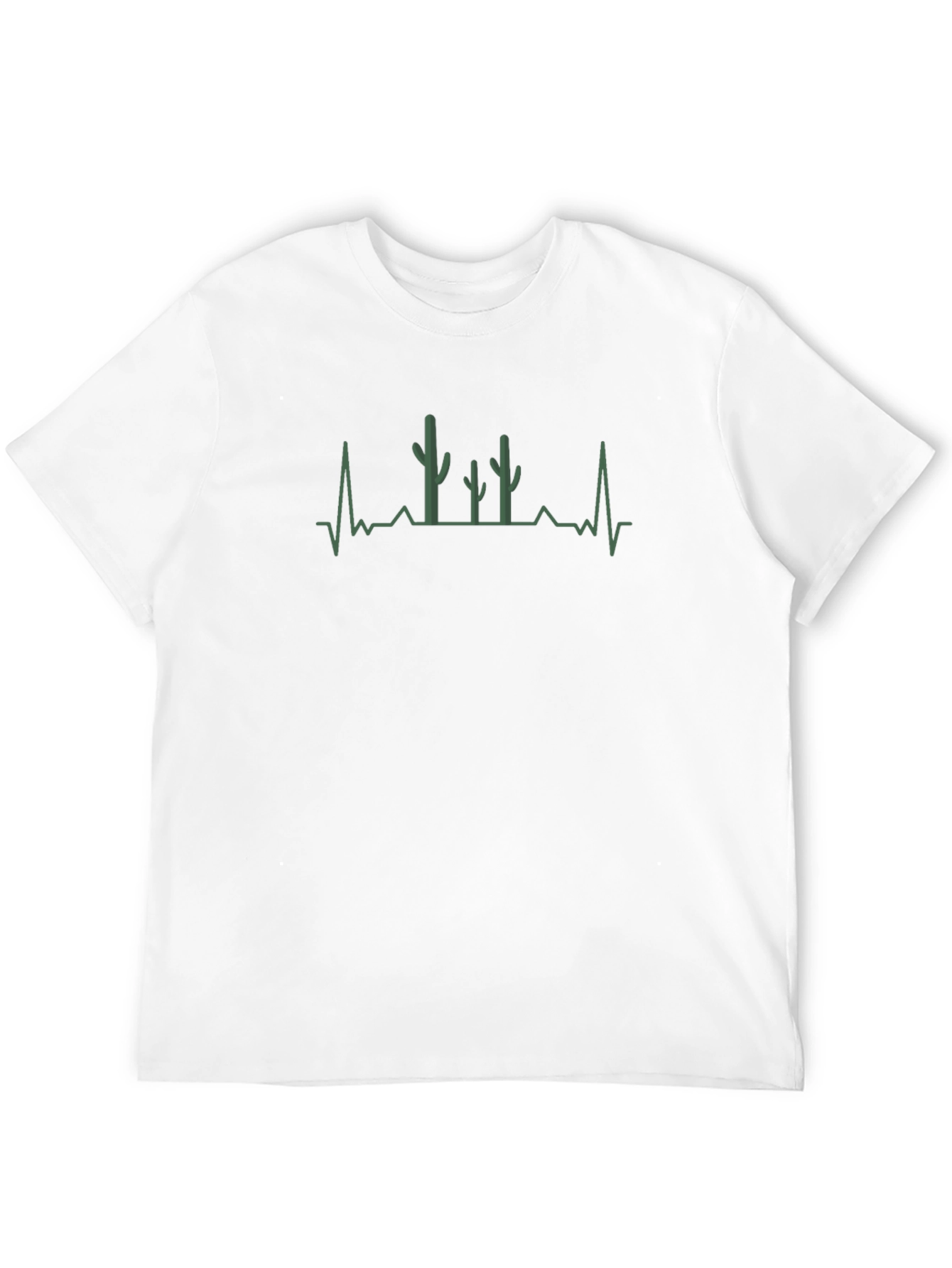 Cactus Heartbeat Graphic T-Shirt
