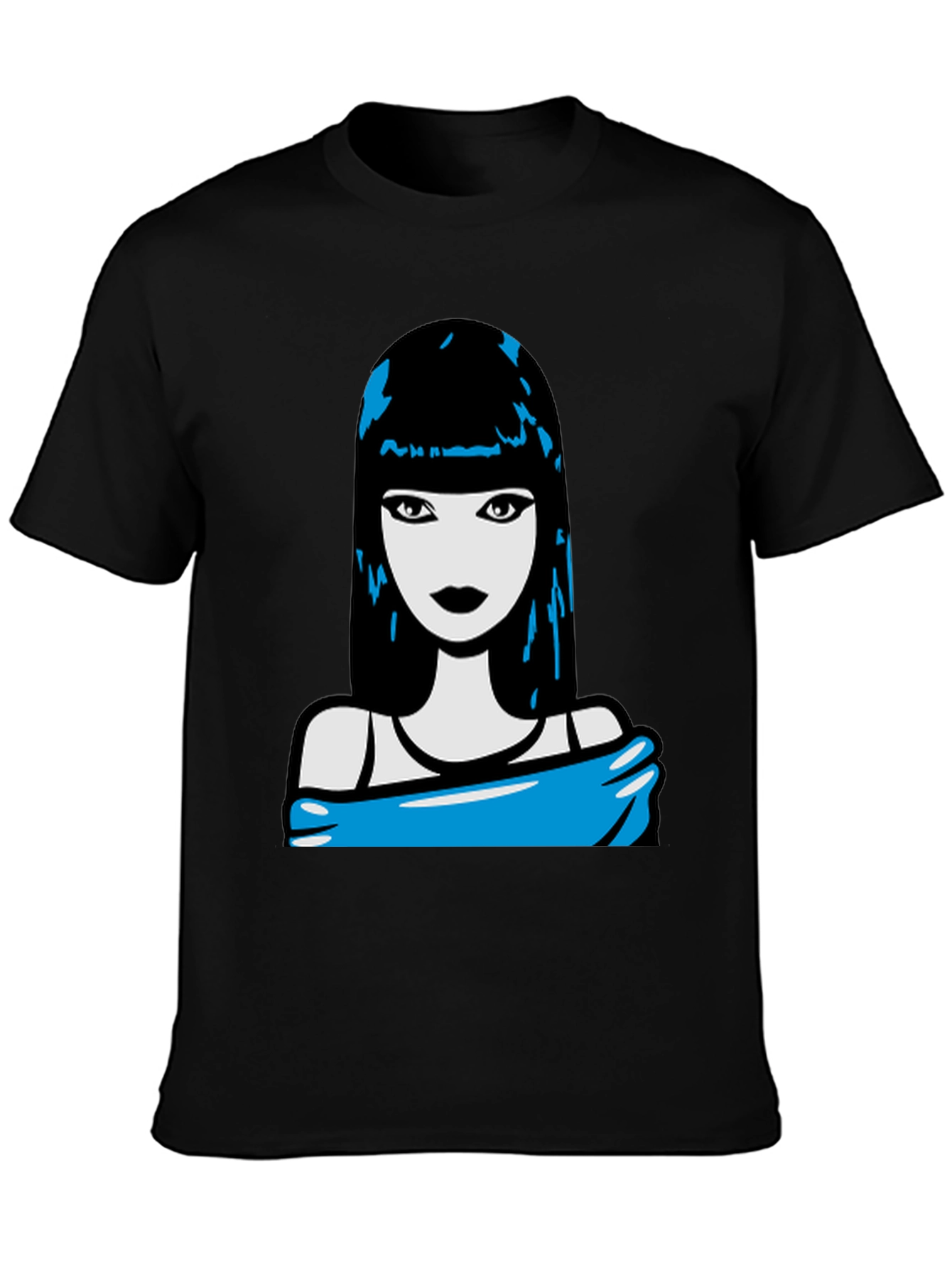 Graphic Novel Style Woman T-Shirt