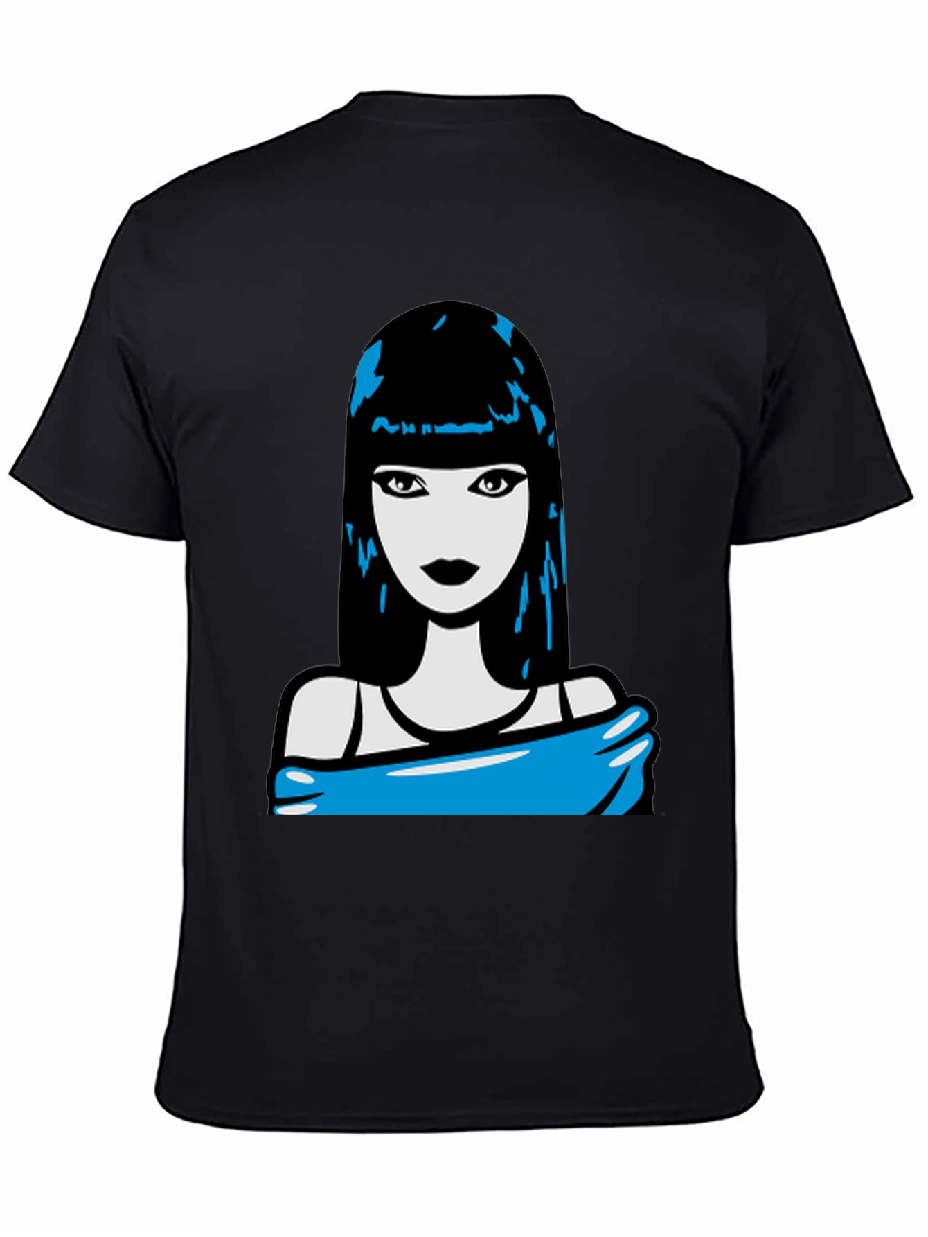 Graphic Novel Style Woman T-Shirt