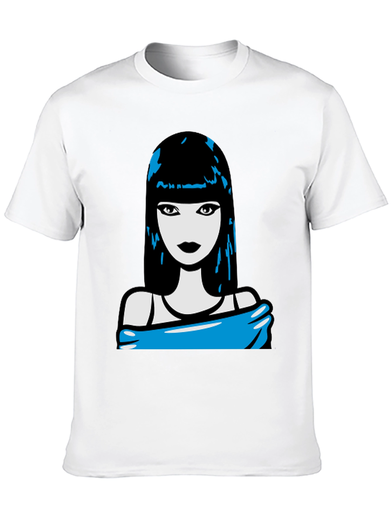 Graphic Novel Style Woman T-Shirt