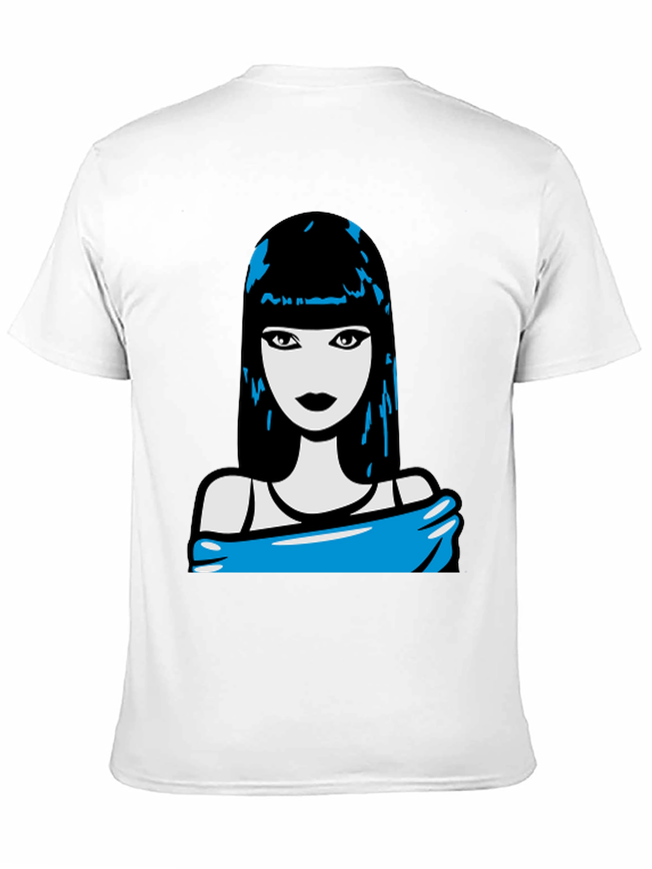 Graphic Novel Style Woman T-Shirt
