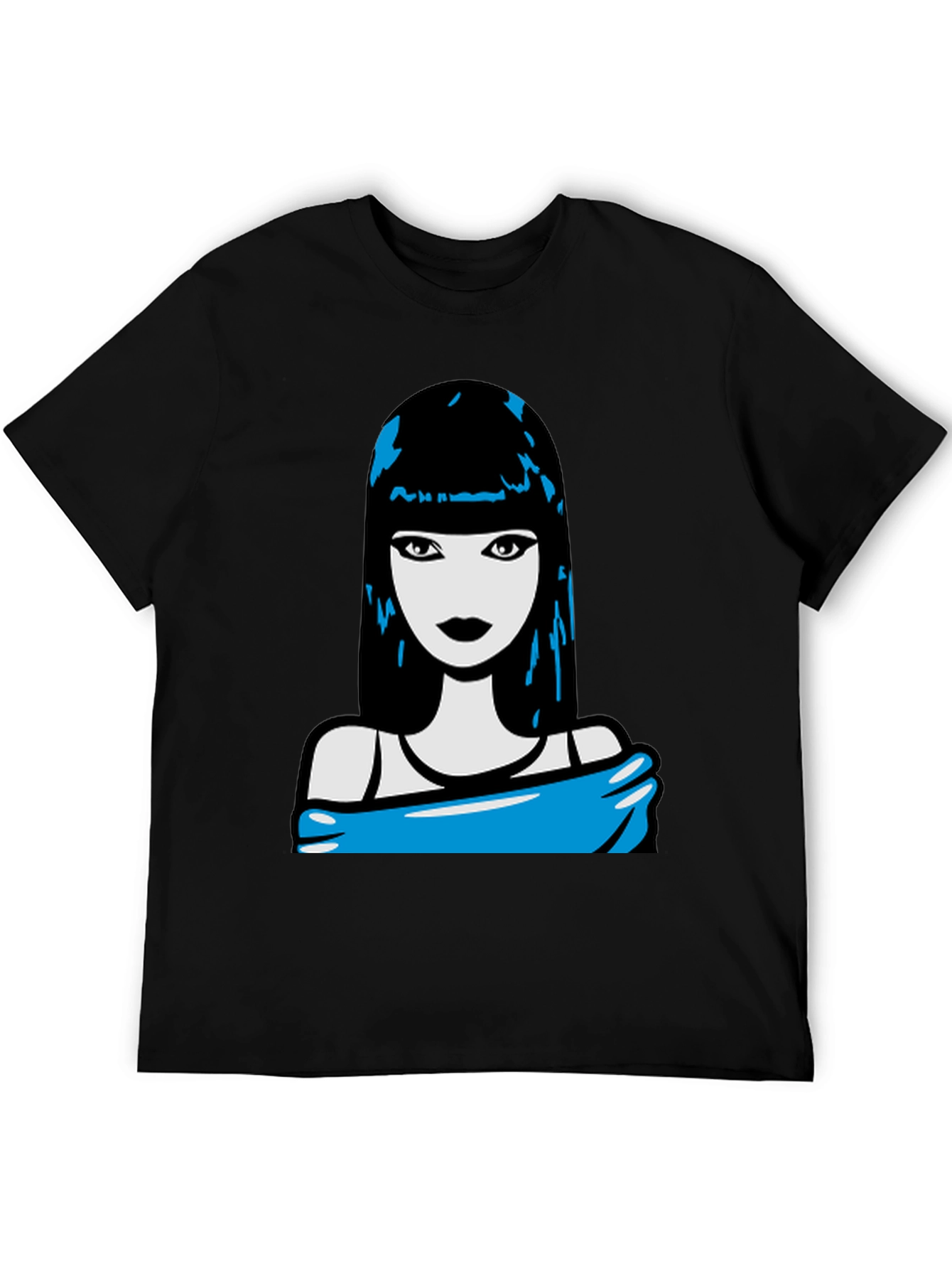 Graphic Novel Style Woman T-Shirt