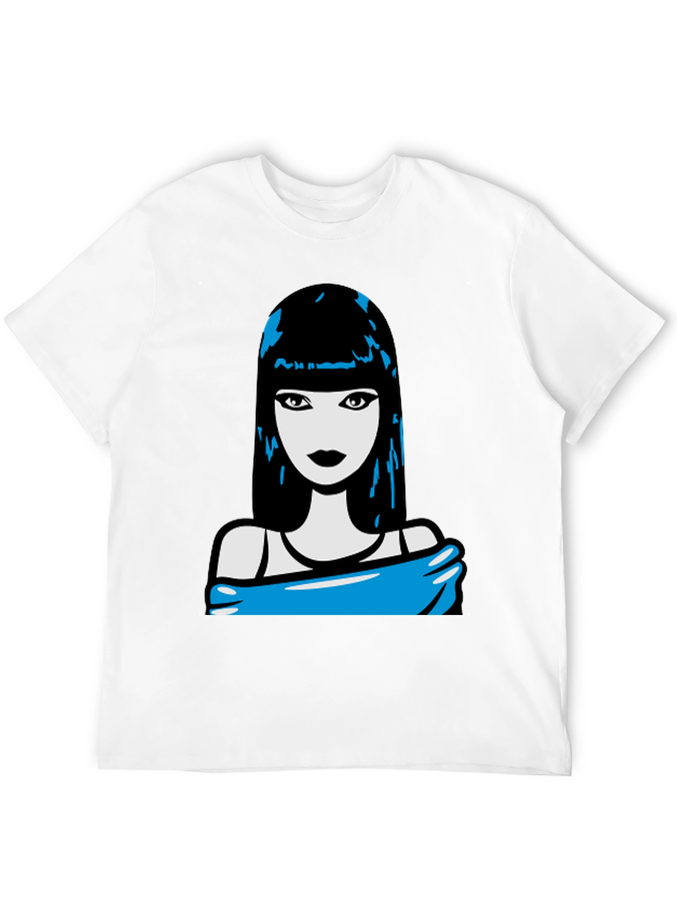 Graphic Novel Style Woman T-Shirt