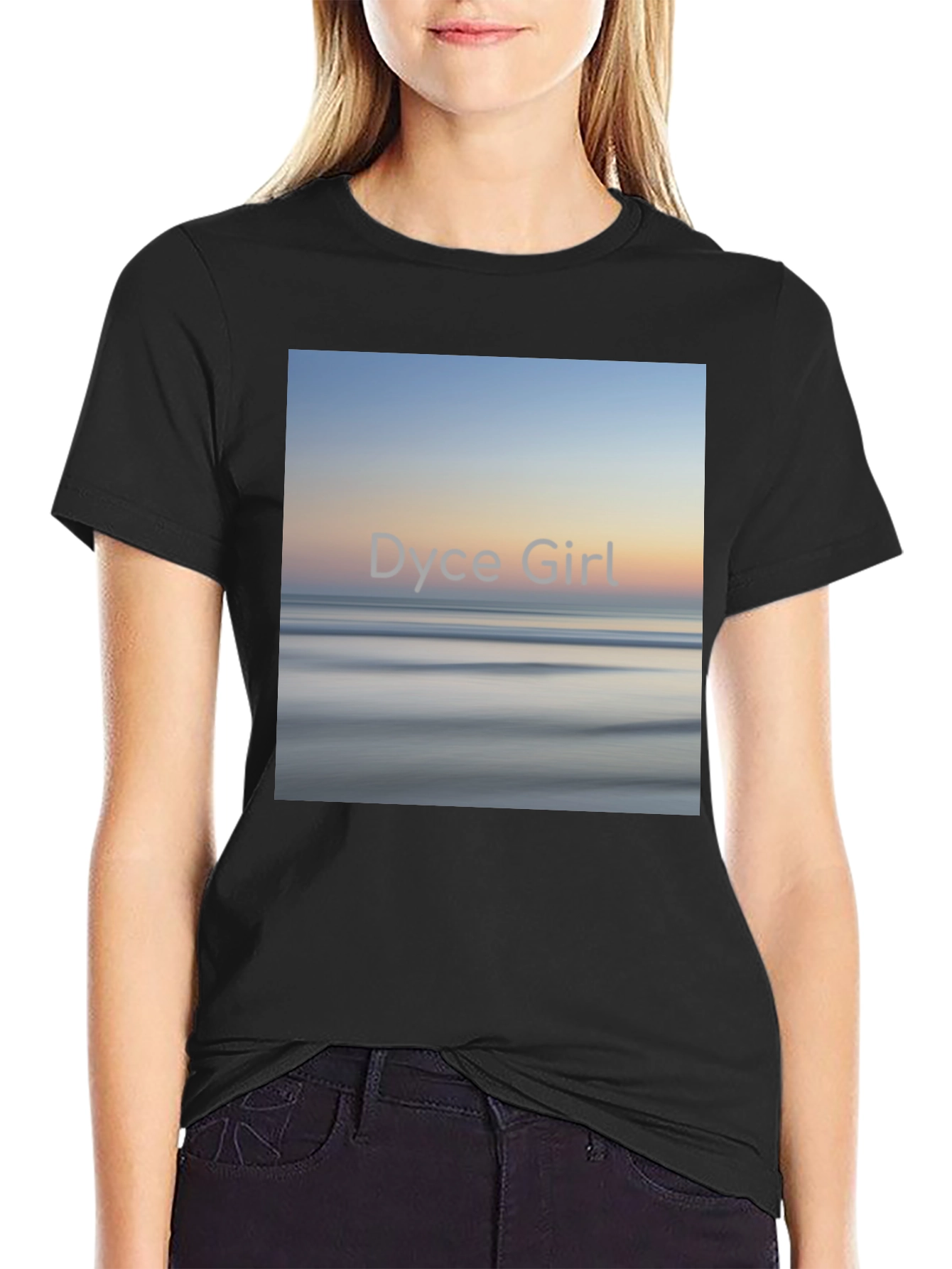 Dyce Girl Beach Sunset Graphic Tee - Unisex