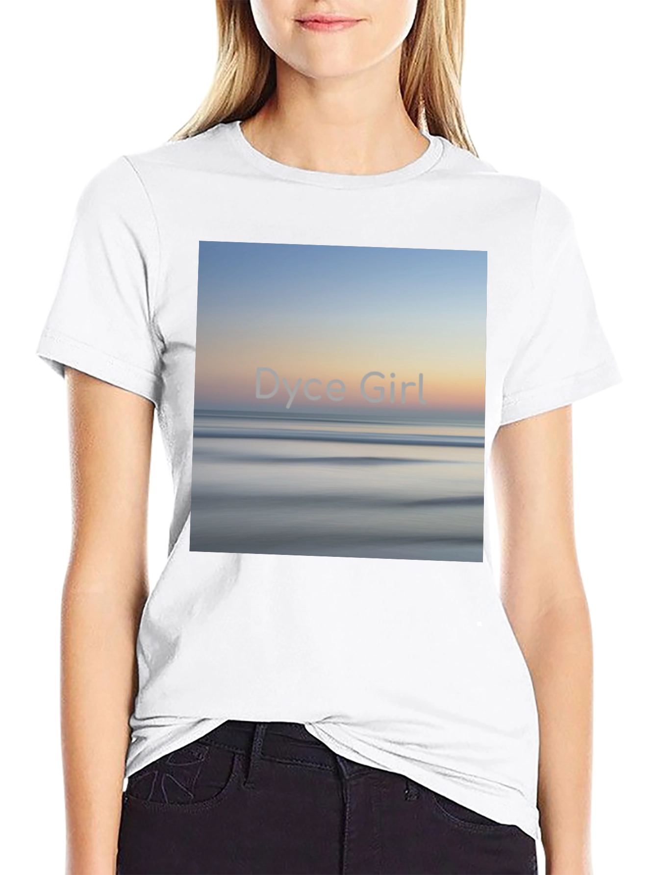 Dyce Girl Beach Sunset Graphic Tee - Unisex