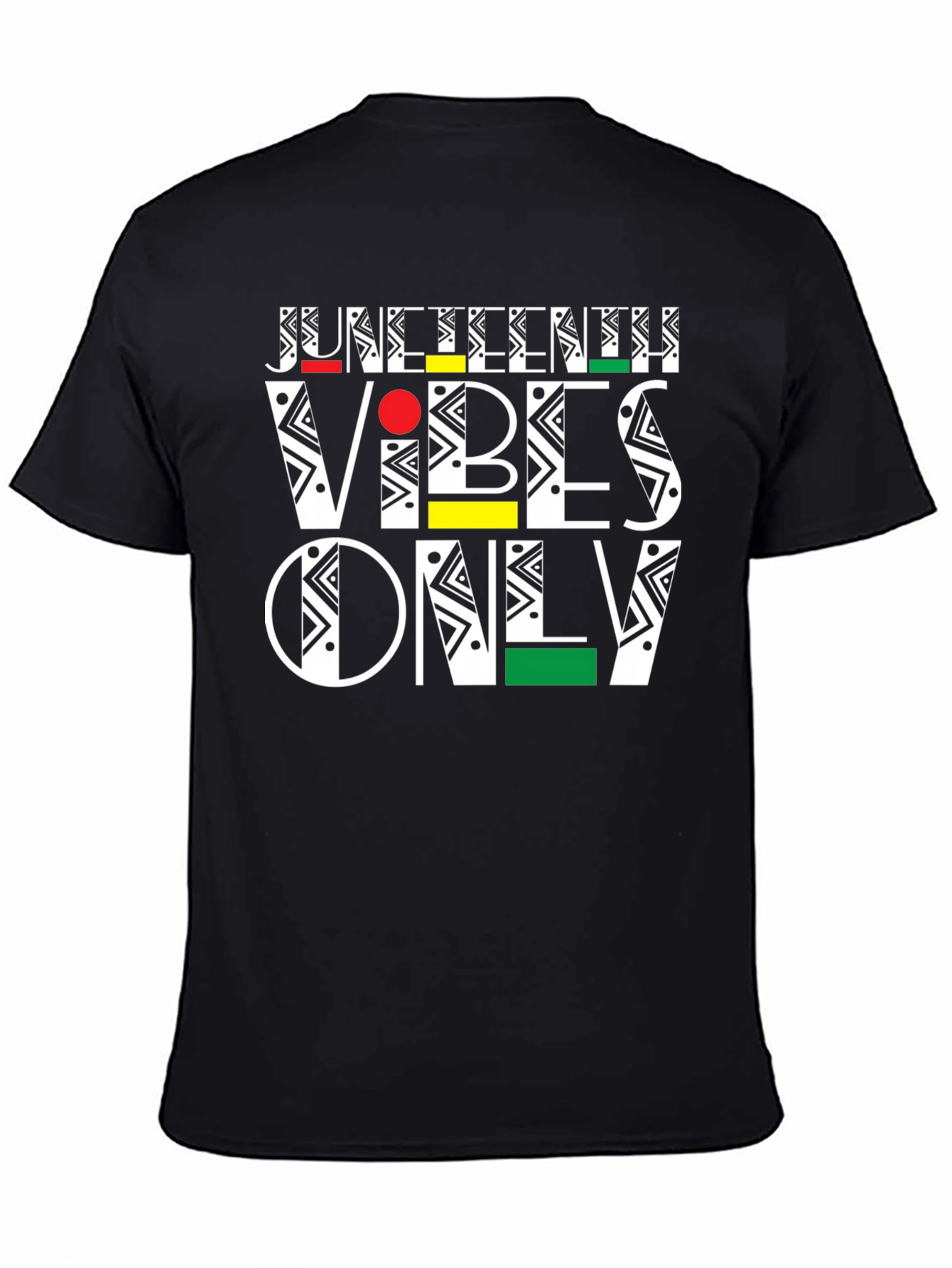 Juneteenth Vibes Only Graphic T-Shirt
