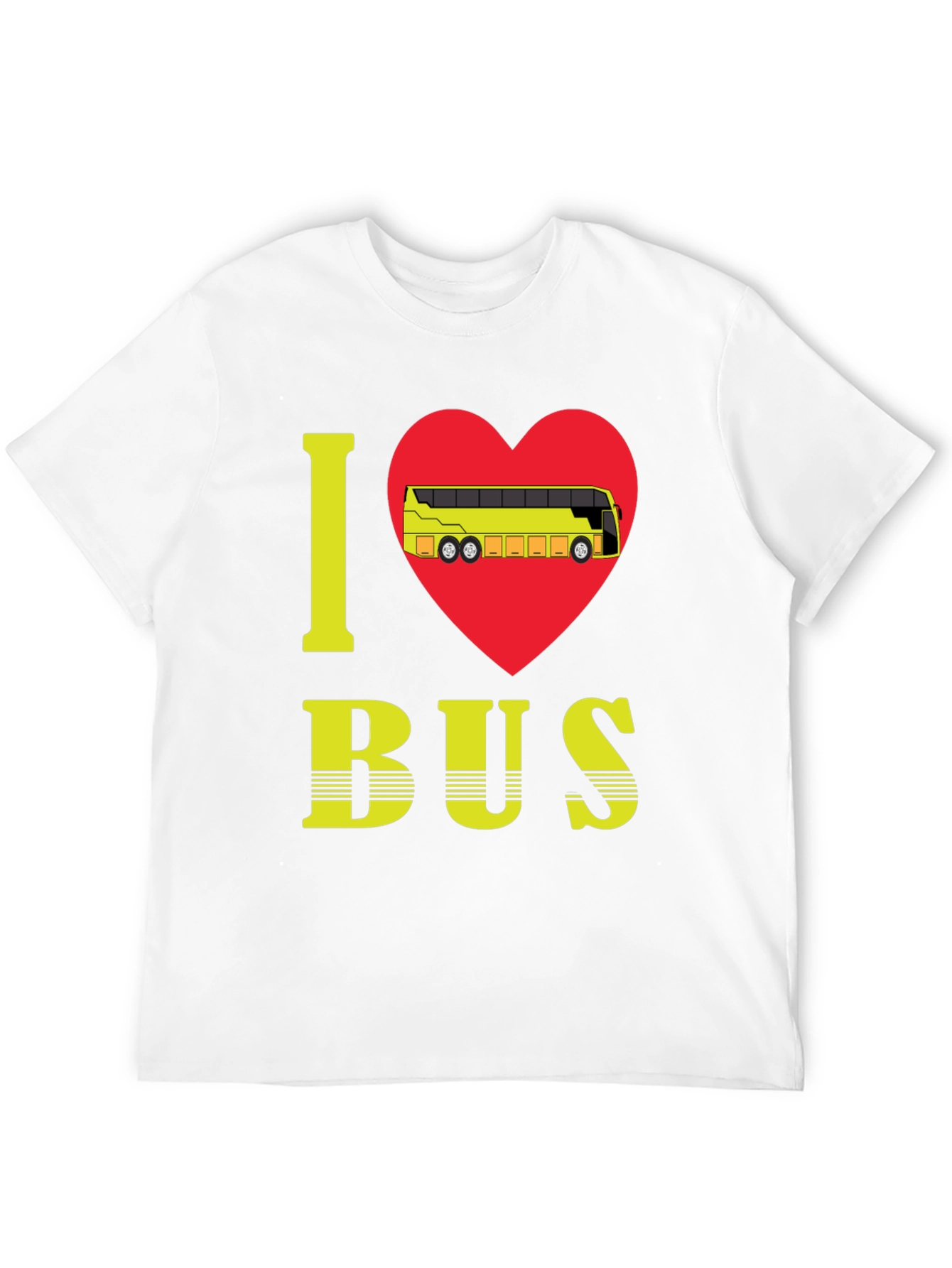 I Love Bus Graphic Tee