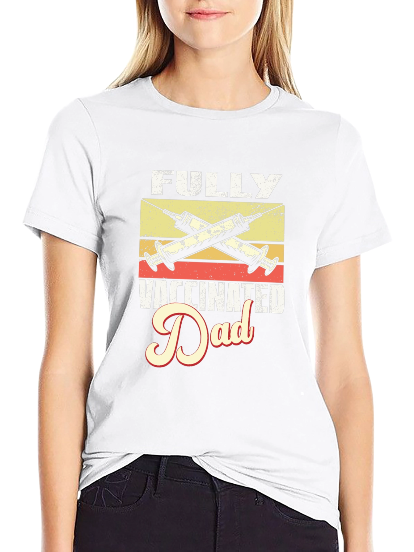 Fully Vaccinated Dad Graphic Tee
