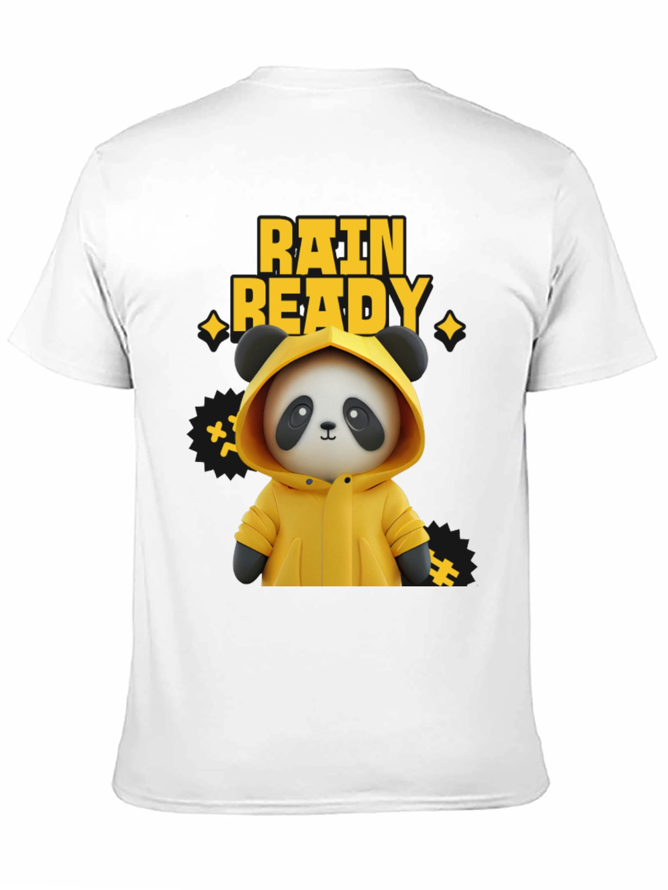 Rain Ready Panda Graphic T-Shirt
