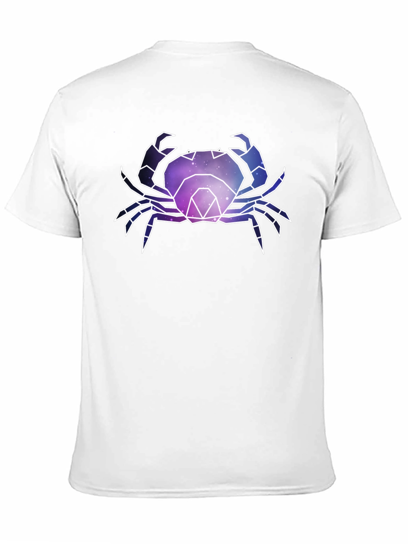 Geometric Galaxy Crab T-Shirt