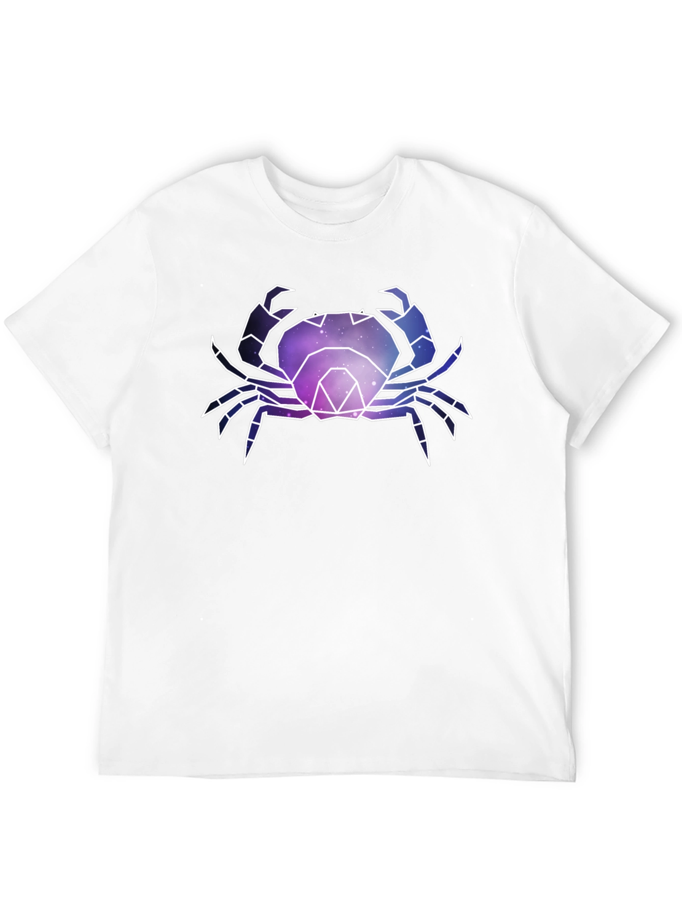 Geometric Galaxy Crab T-Shirt